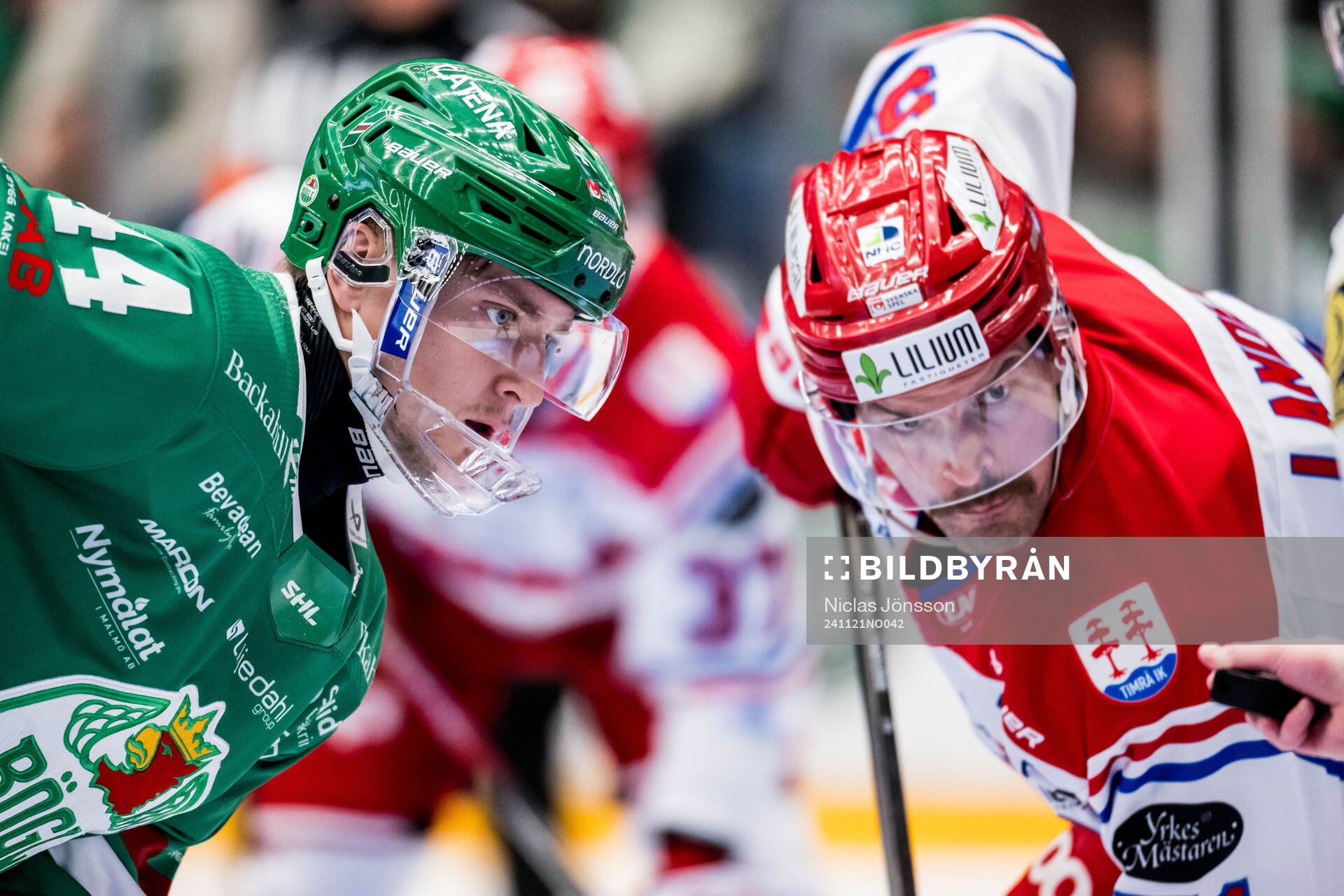 Rögles Jacob Peterson och Timrås Anton Lander