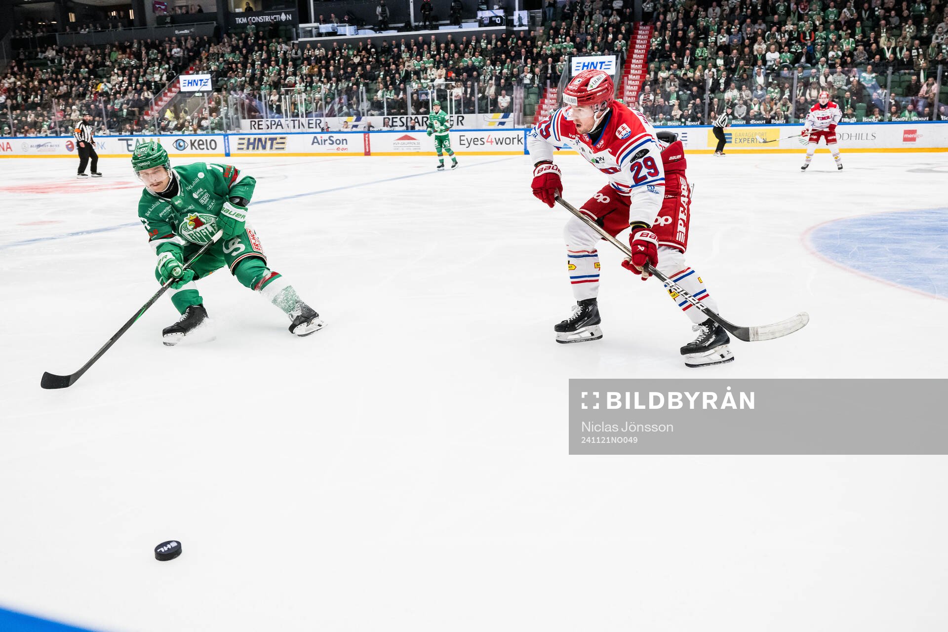 Rögles Jesper Pettersson och Timrås Filip Hållander