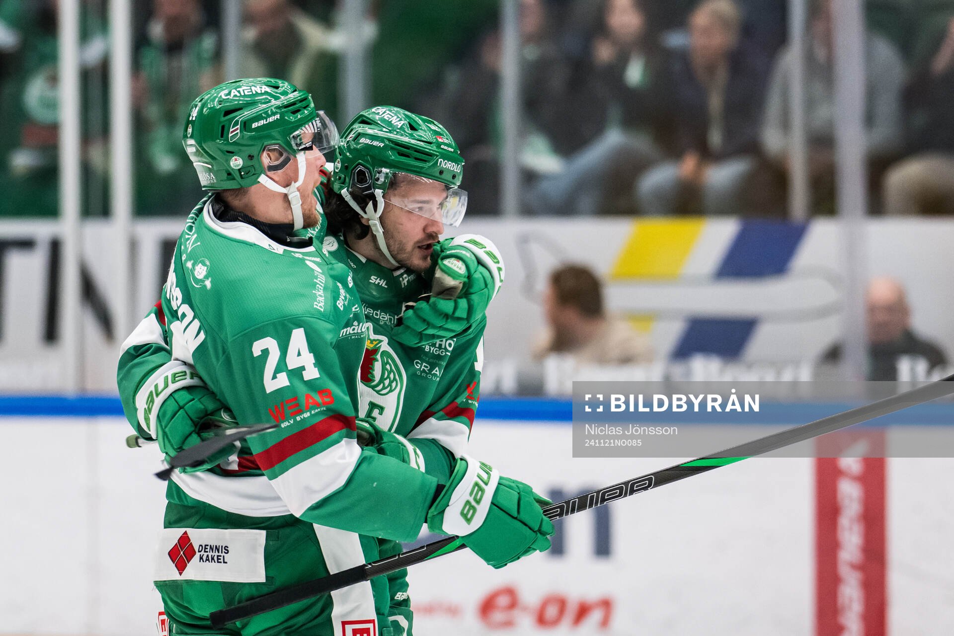Rögles Mattias Göransson och Dennis Everberg jublar