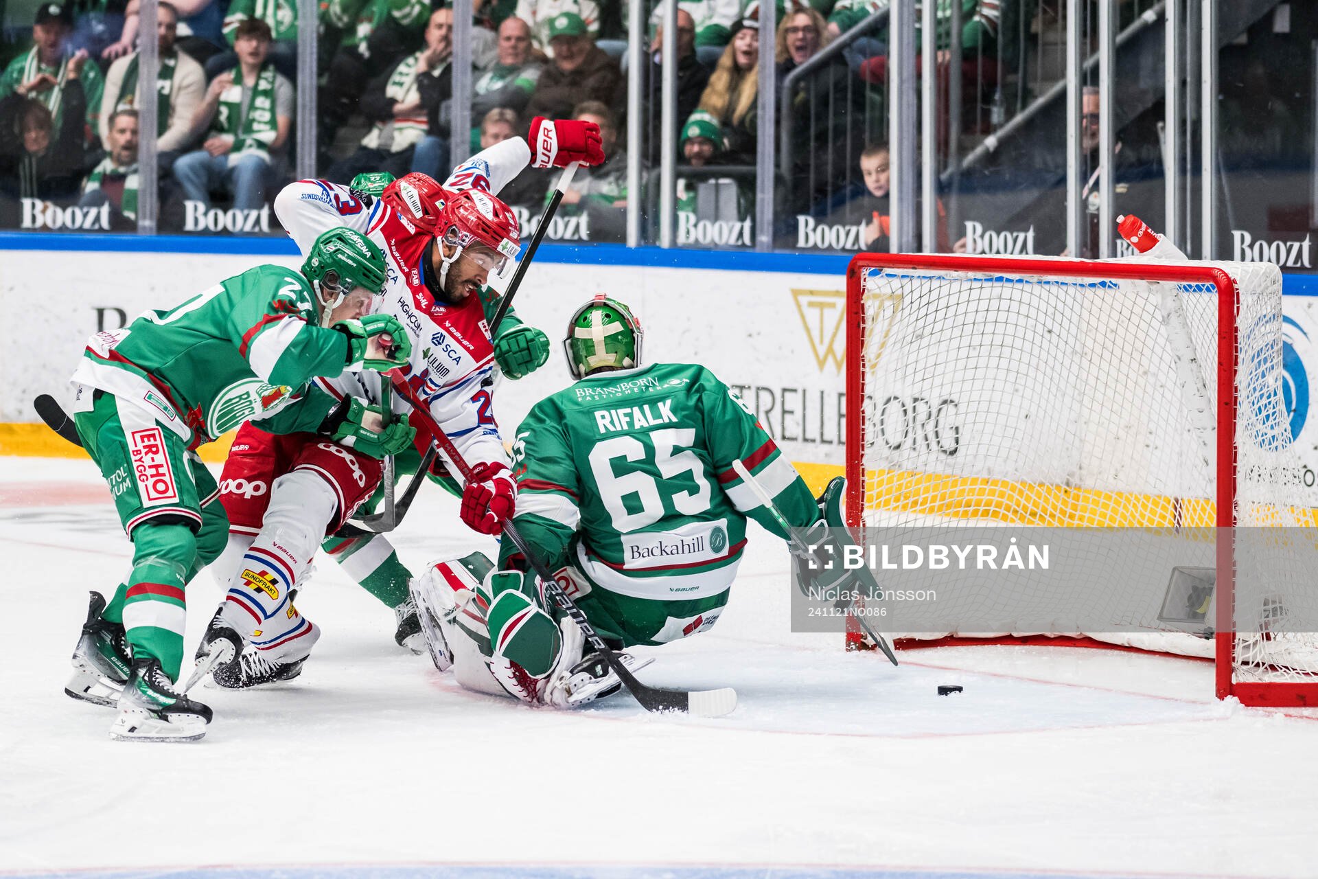 Timrås Jeremy Boyce-Rotevall gör 1-2 på Rögles