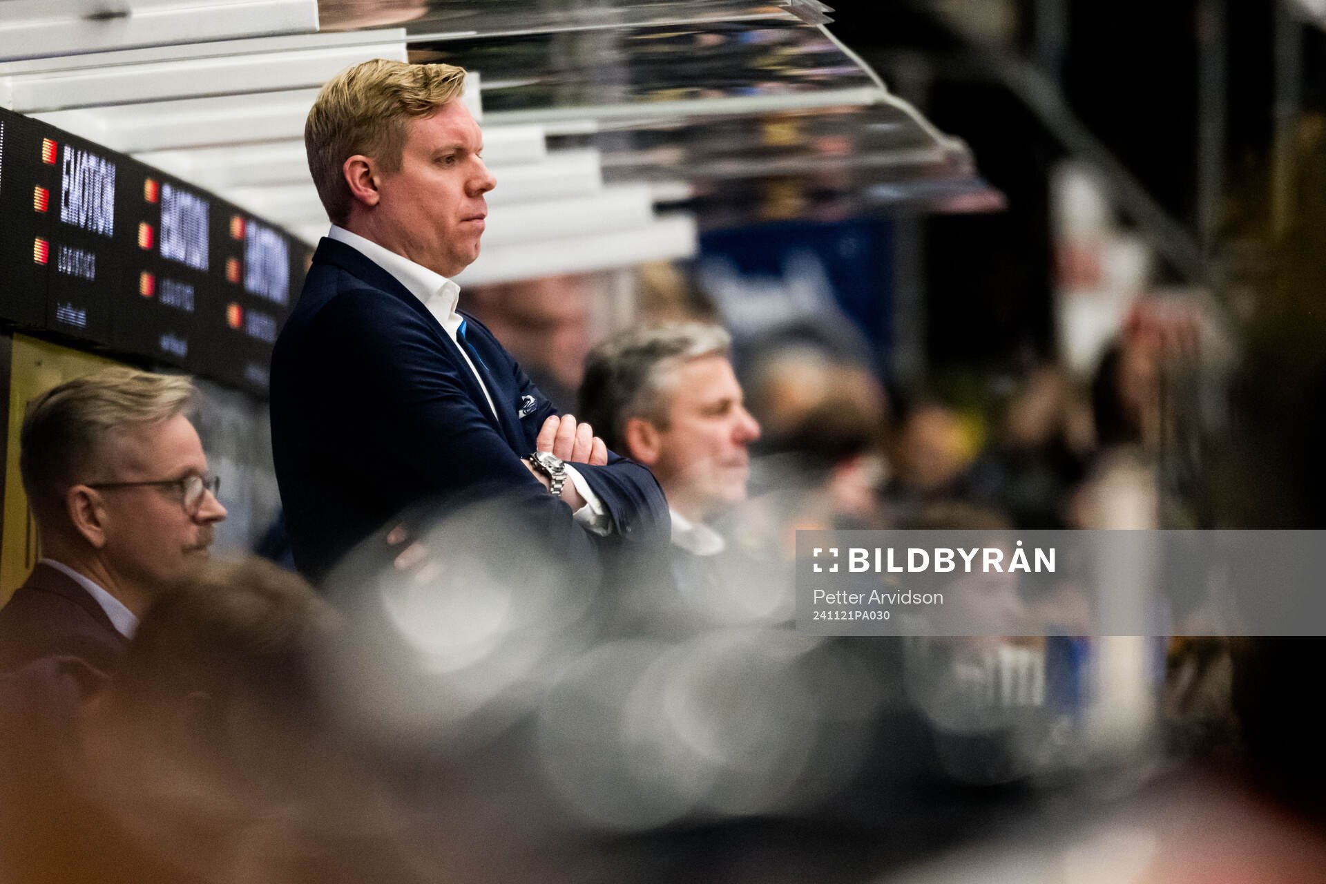 HV71s tränare Anton Blomqvist