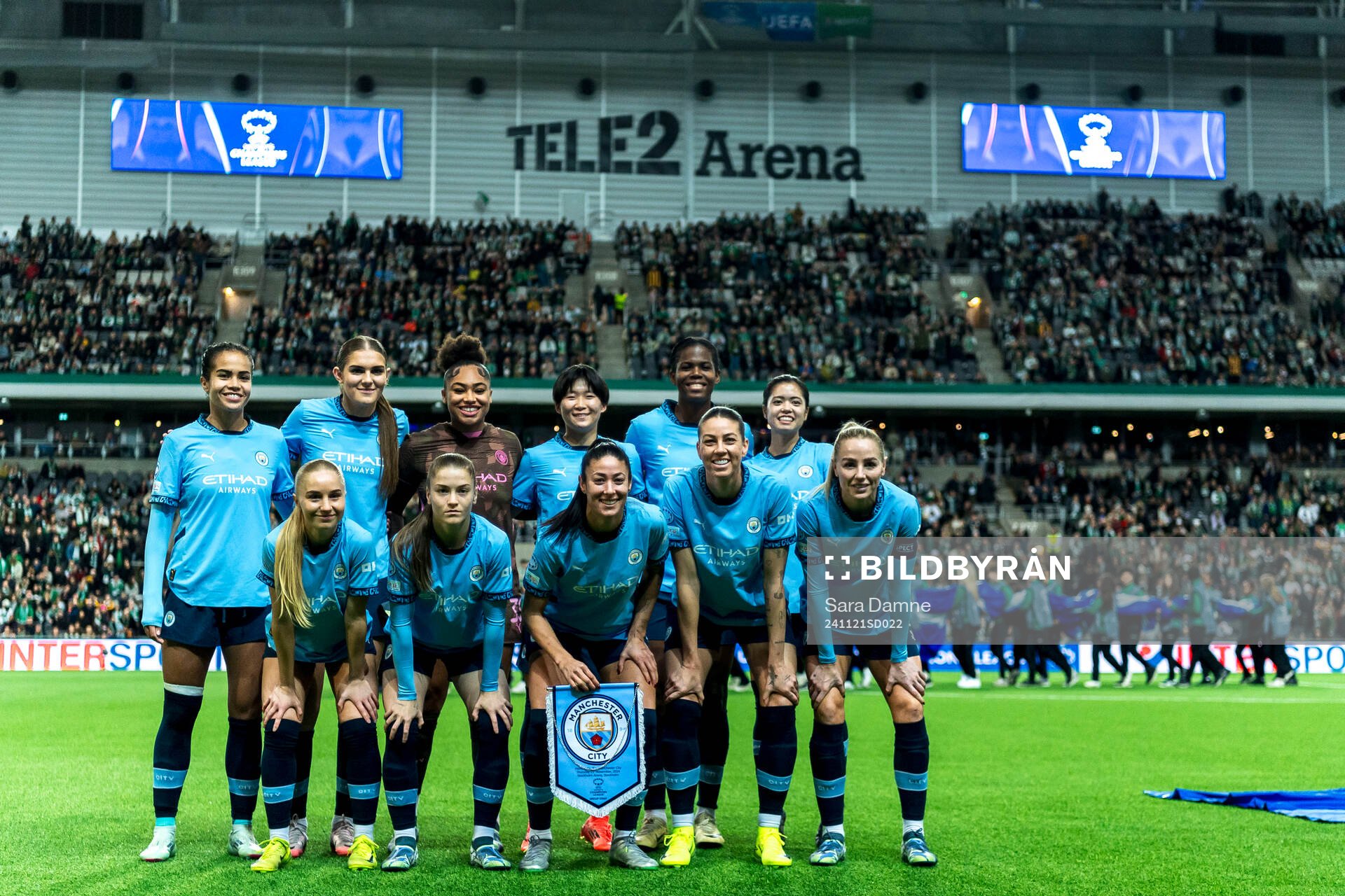The starting eleven of Manchester City