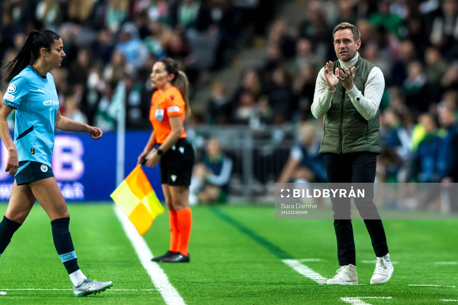 Head coach Martin Sjögren of Hammarby