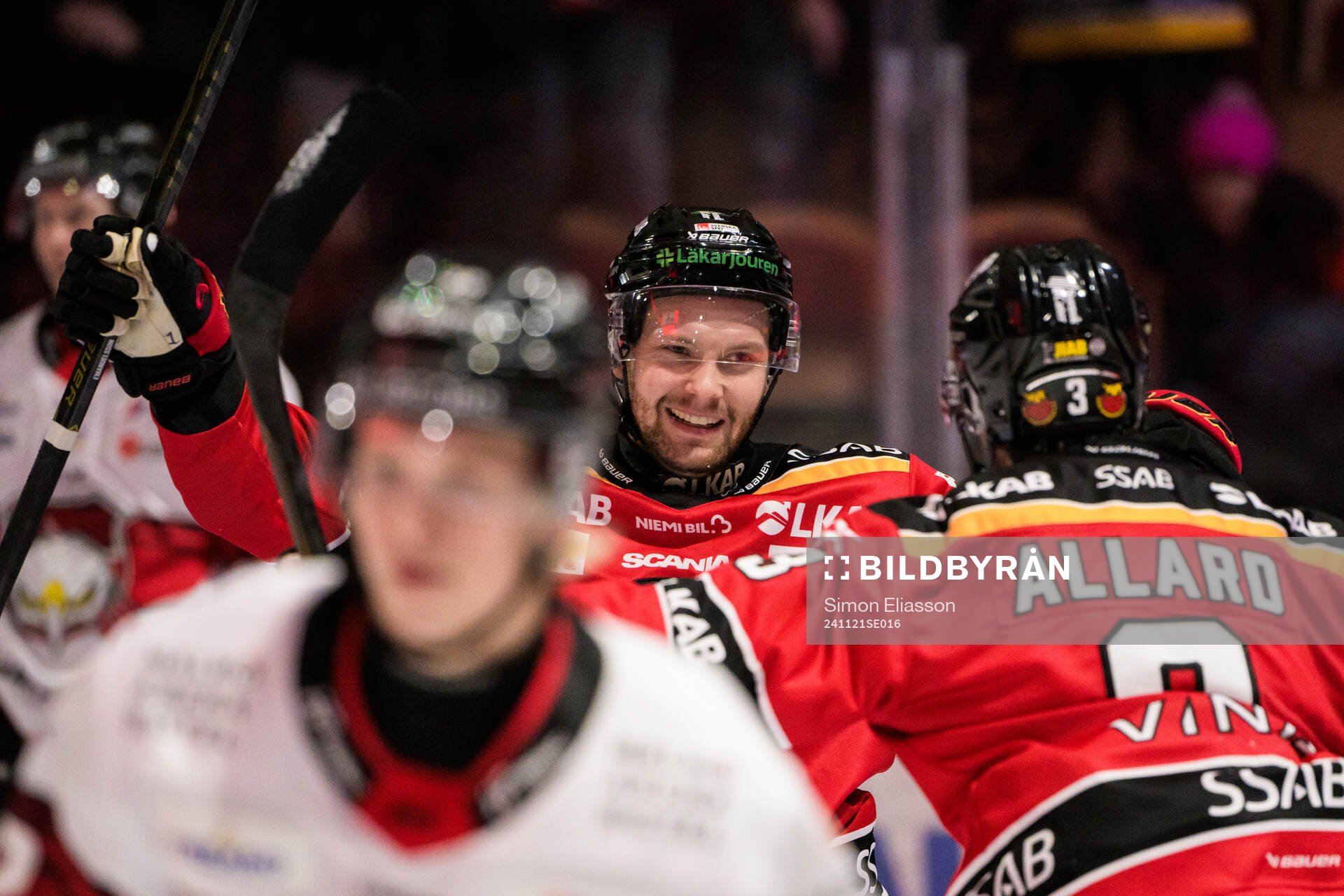 Luleås Einar Emanuelsson jublar