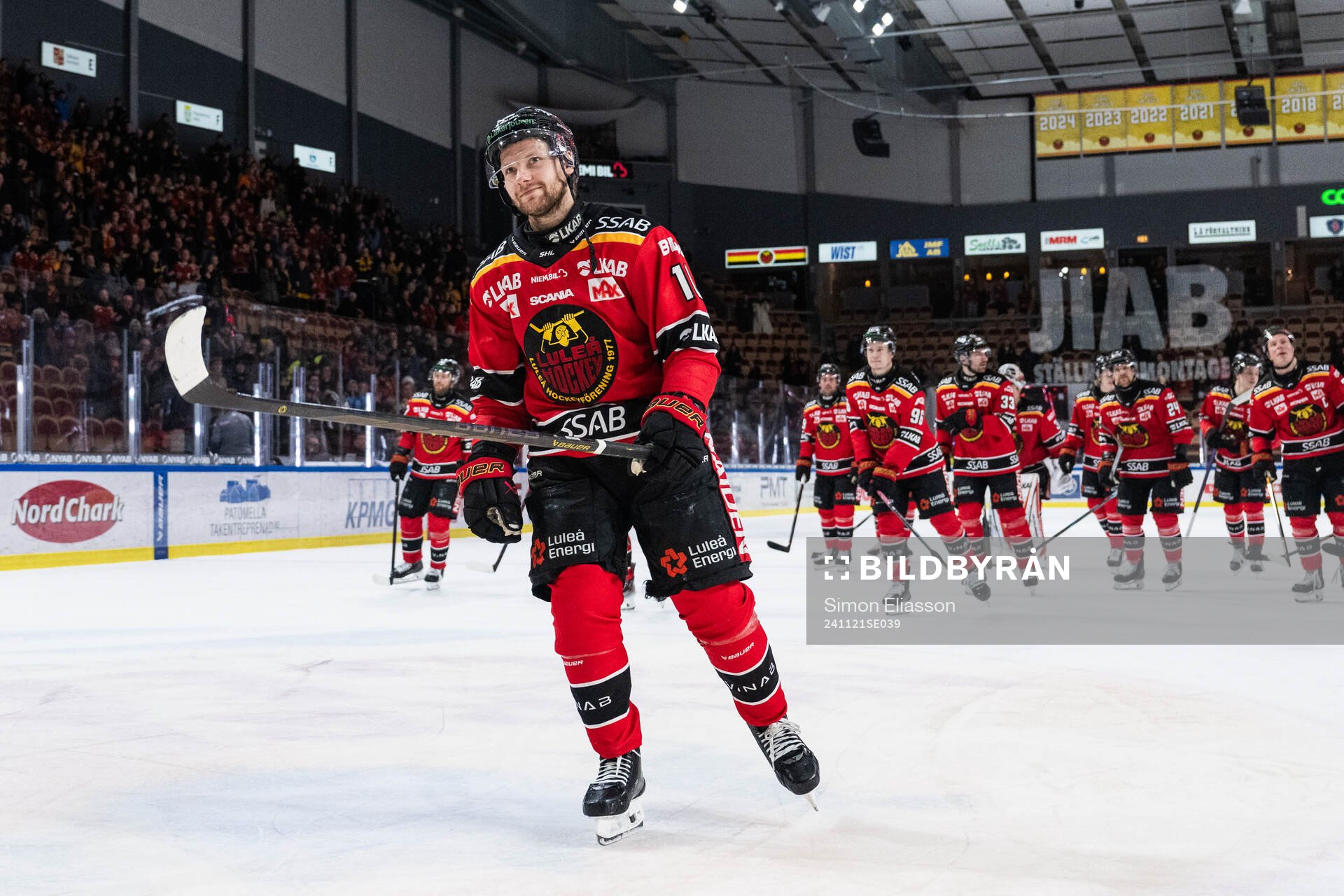 Luleås Einar Emanuelsson jublar