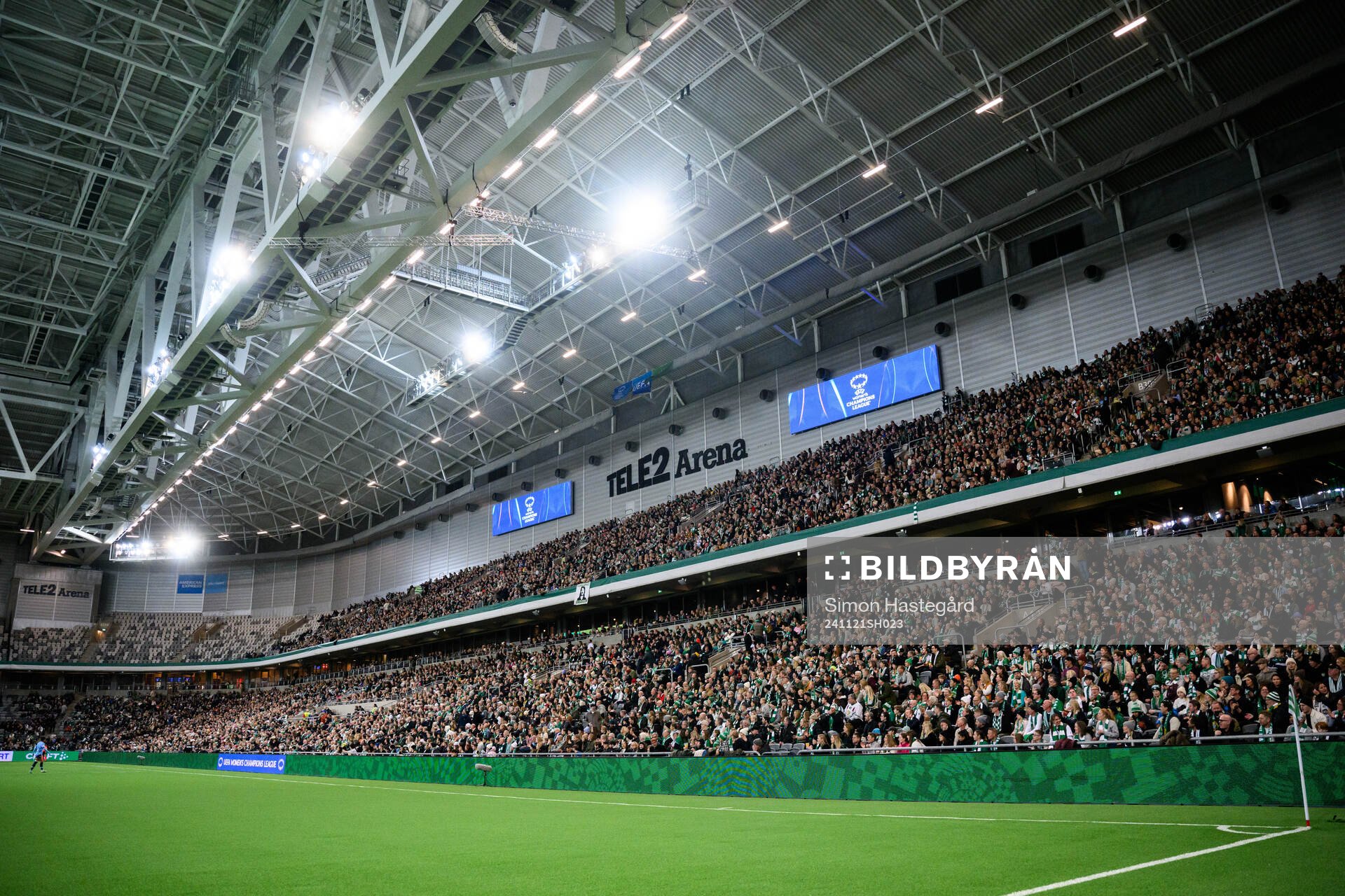 General view of Tele2 Arena