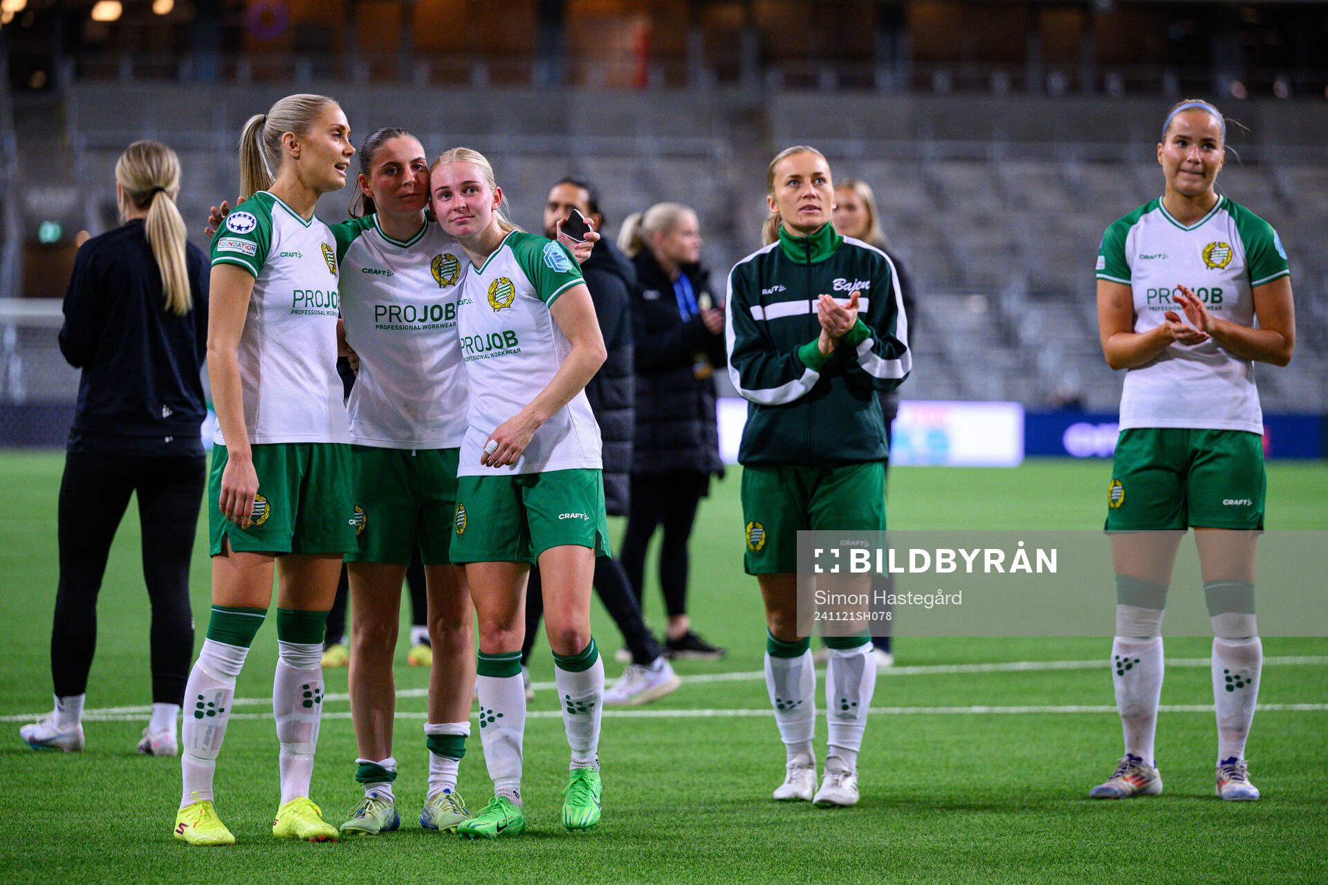 Alice Carlsson, Smilla Vallotto, Emilie Joramo Ellen Gibson