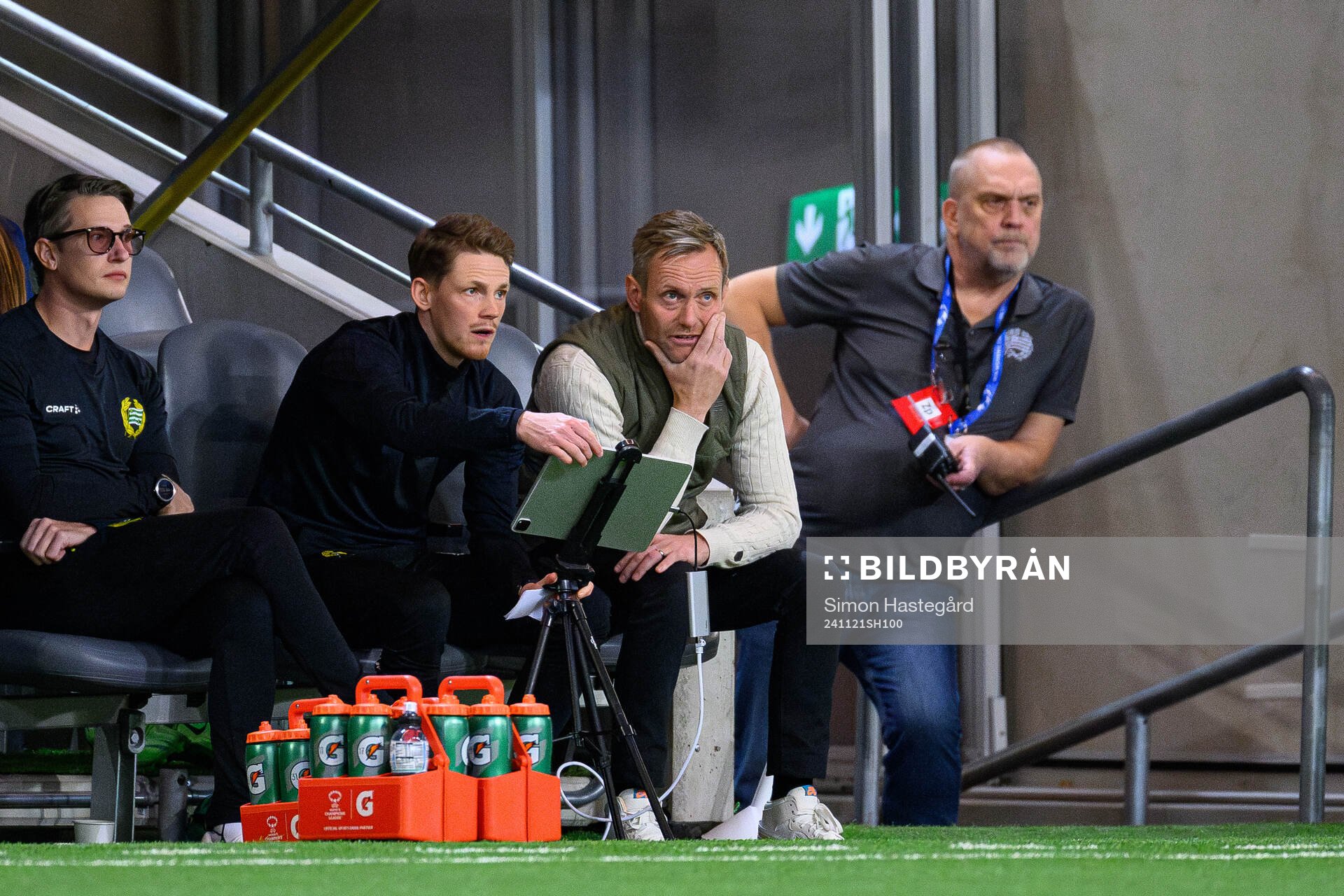 Head coach Martin Sjögren of Hammarby