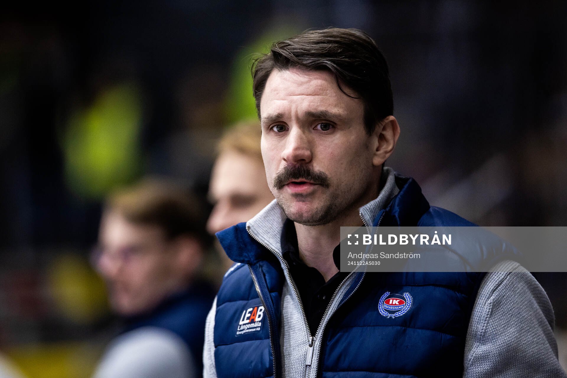 Oskarshamns tränare Albin Blomqvist