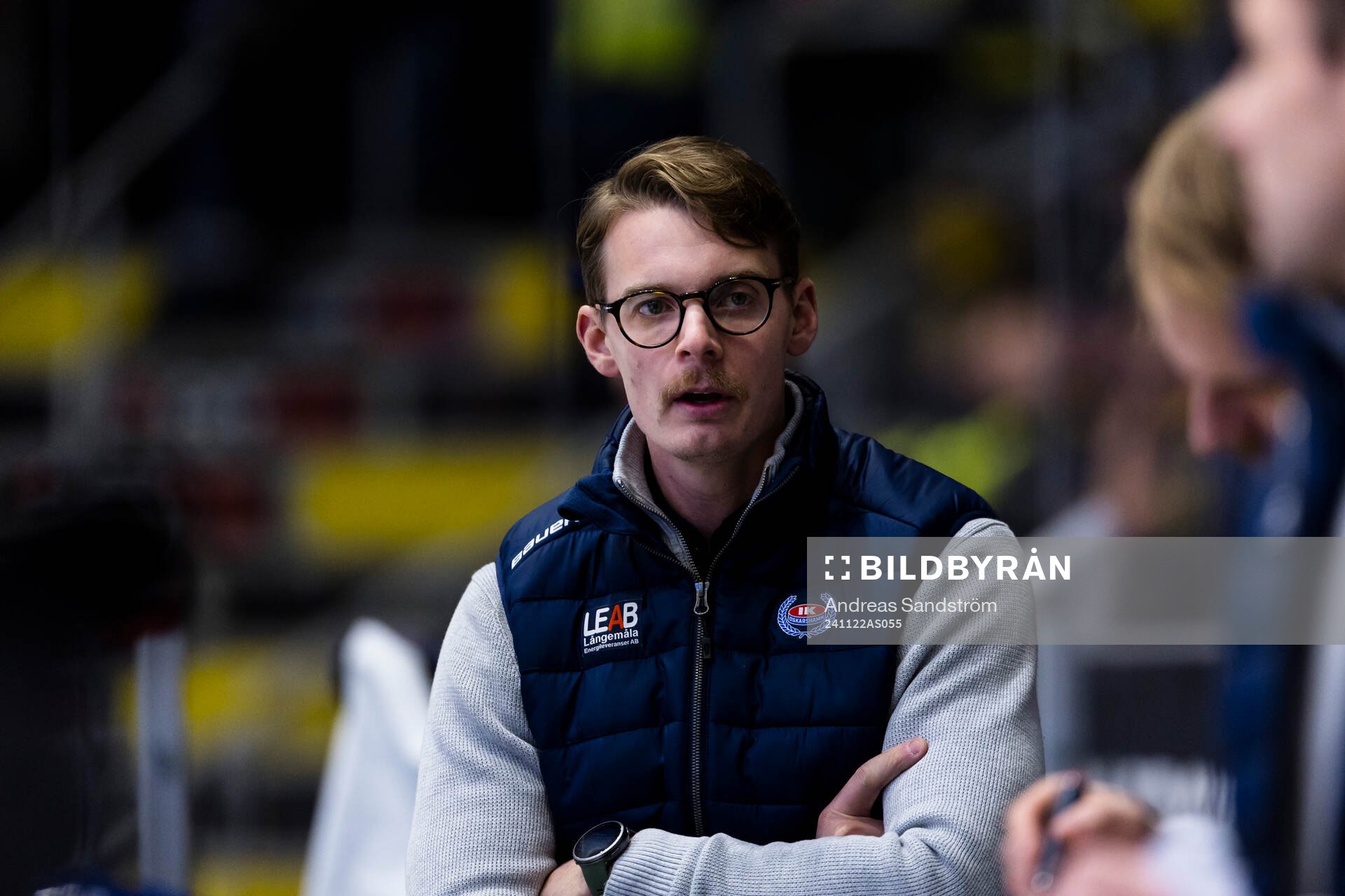 Oskarshamns tränare Albin Blomqvist