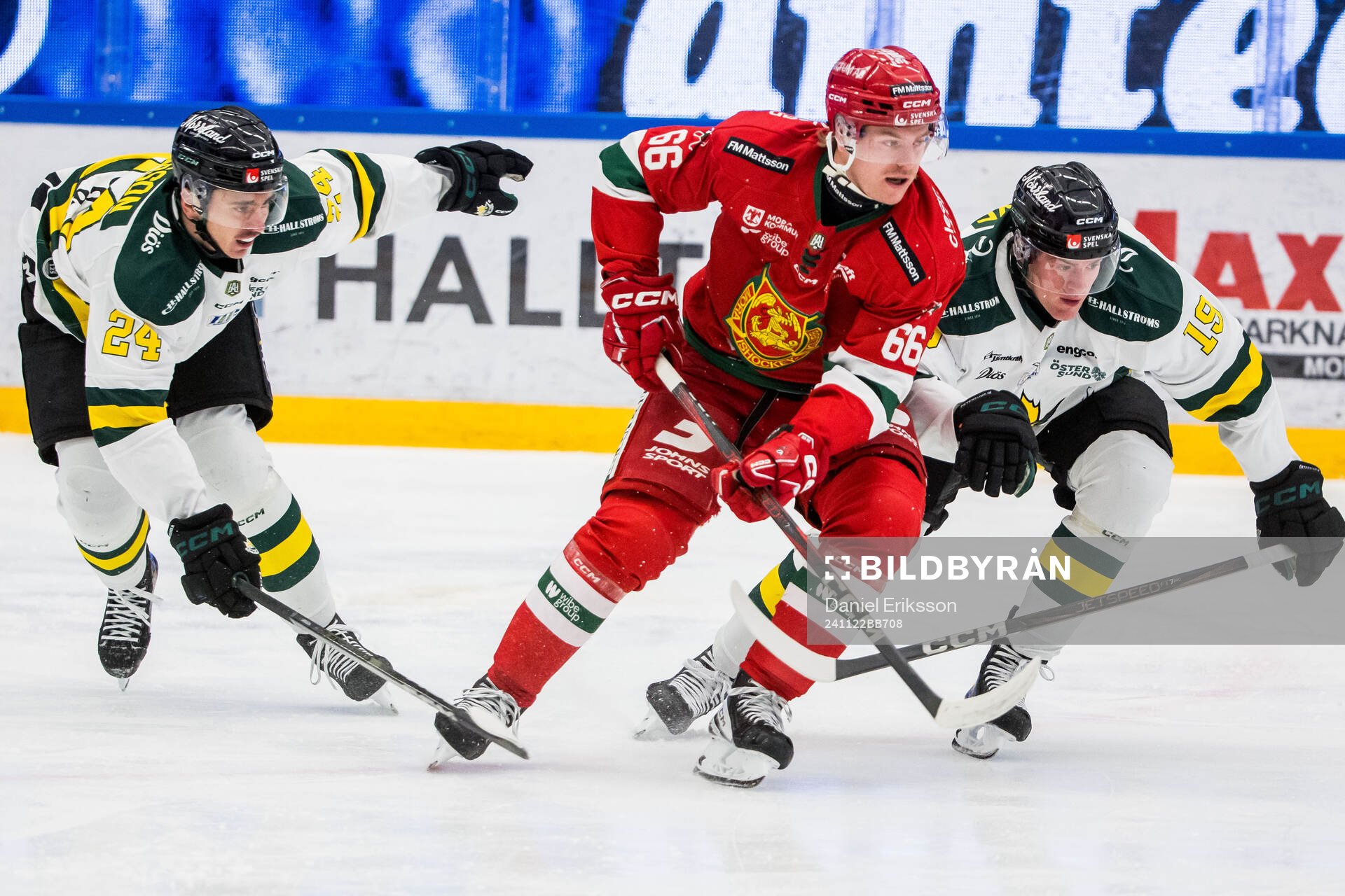 Östersunds Casper Larsson och Moras Ludvig Markman och