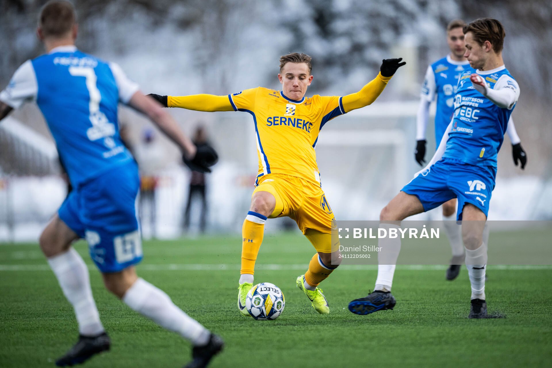 IFK Göteborgs Linus Carlstrand och Oddevolds Gustav
