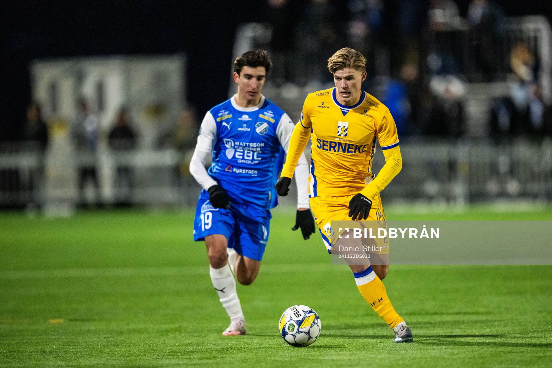 Oddevolds Endrim Salihi och IFK Göteborgs Felix Eriksson