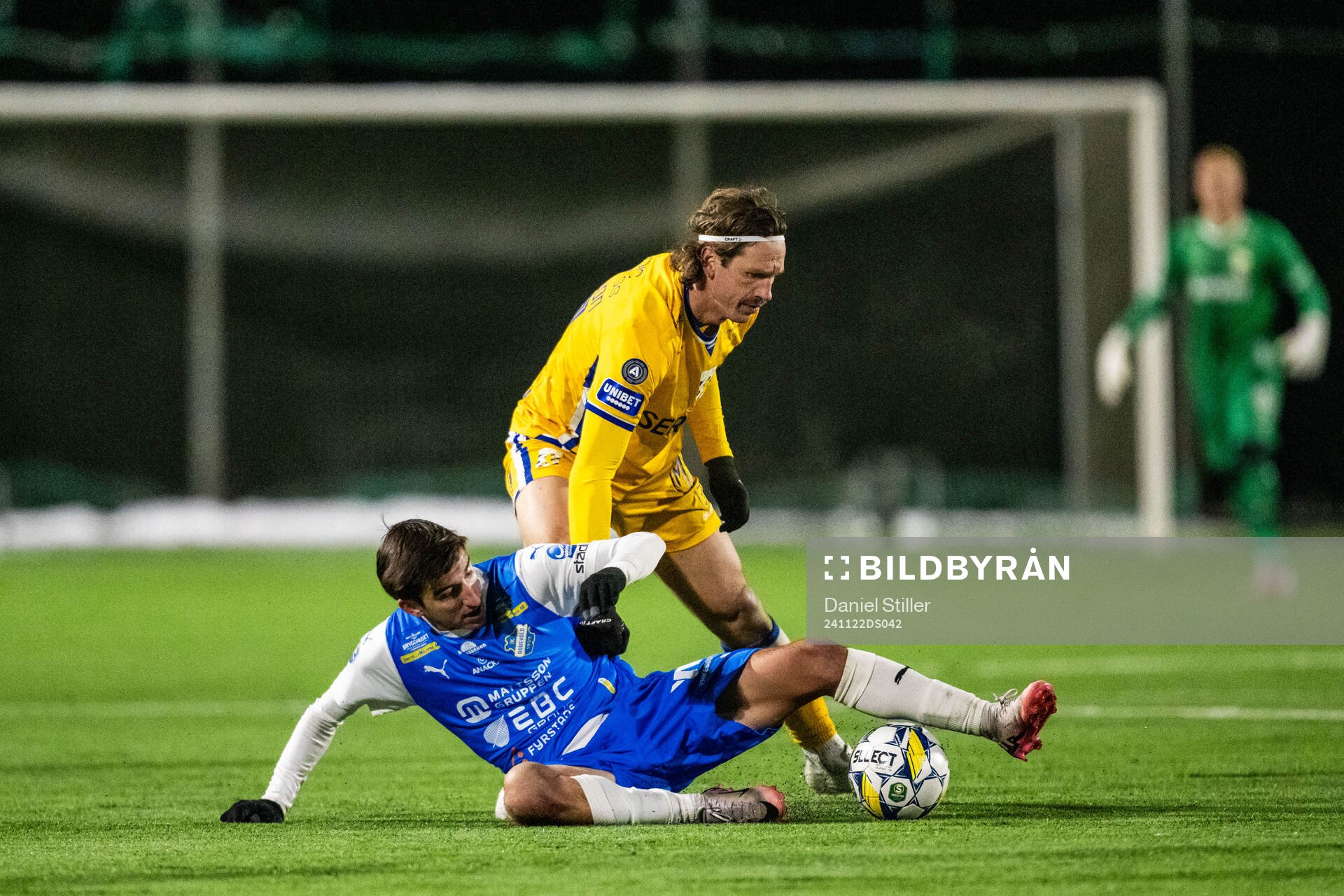 IFK Göteborgs Gustav Svensson och Oddevolds Endrim Salihi