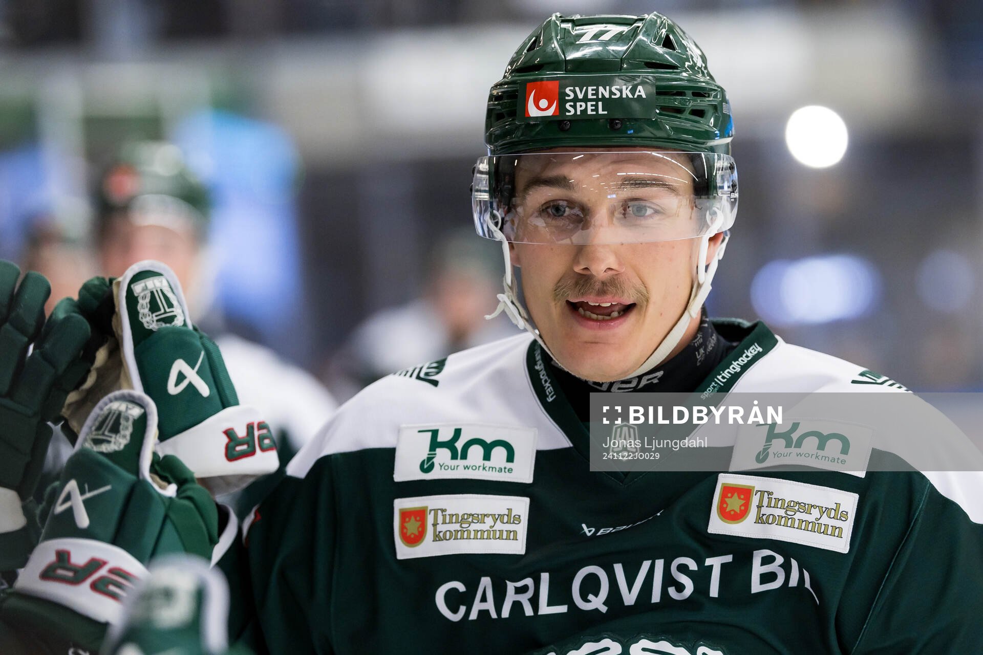 Tingsryds Oscar Birgersson jublar