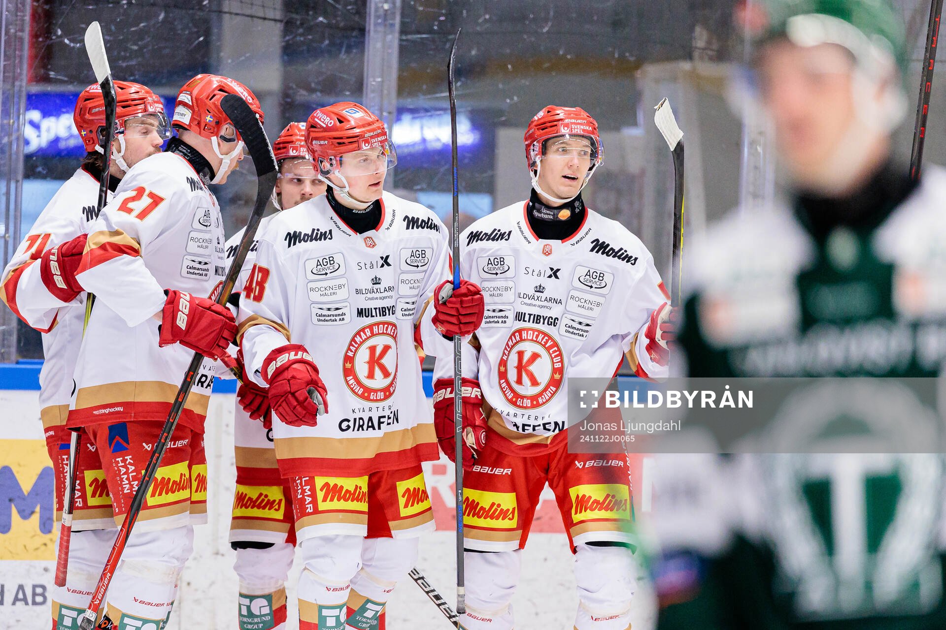 Kalmars Hugo Pettersson jublar