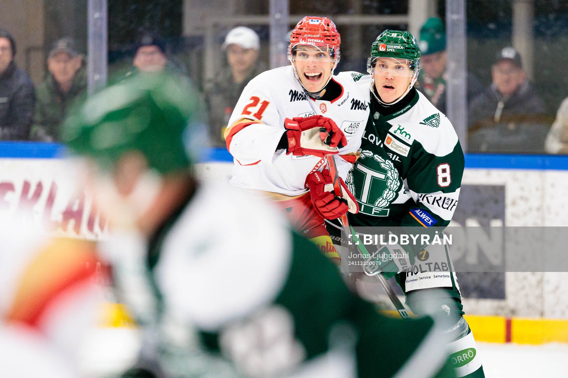 Kalmars Matthew Struthers och Tingsryds Christian Bull