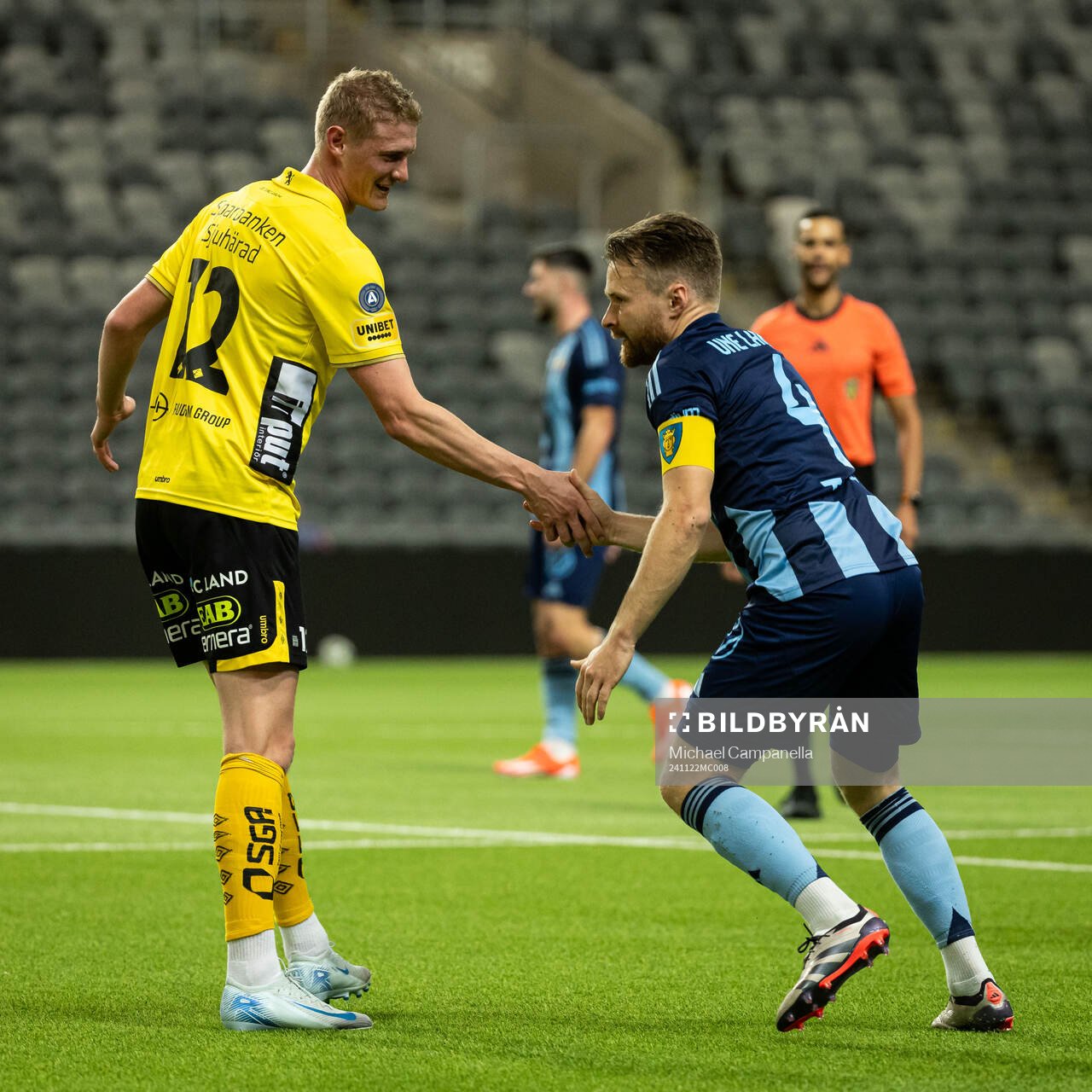 Elfsborgs Emil Holten och Djurgårdens Jacob Larsson