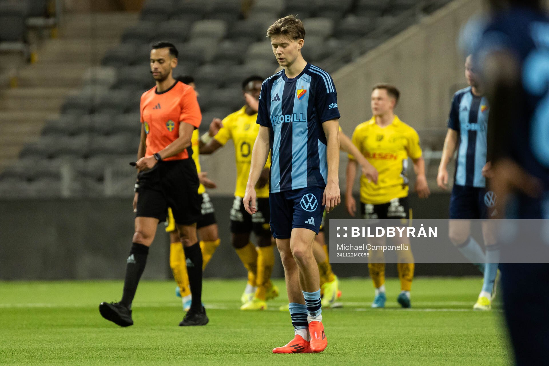 Djurgårdens Patric Åslund deppar