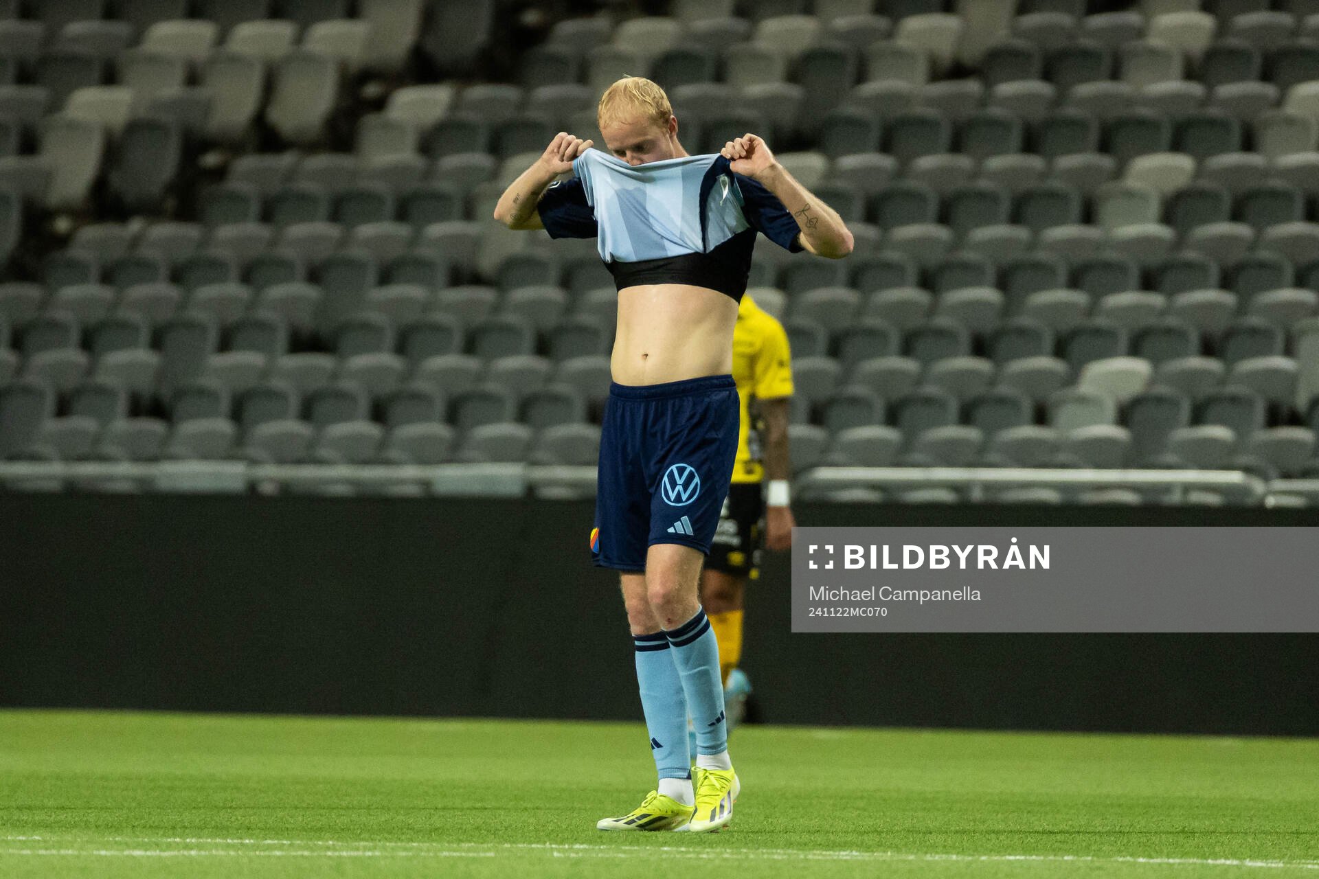 Djurgårdens Peter Therkildsen deppar