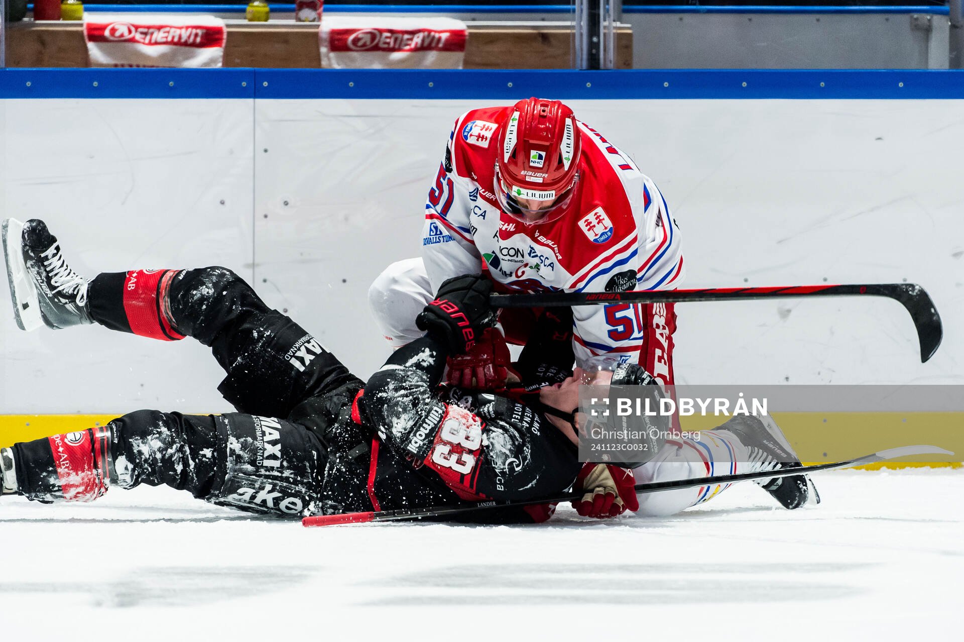 Malmö Redhawks Lassi Thomson och Timrås Anton Lander
