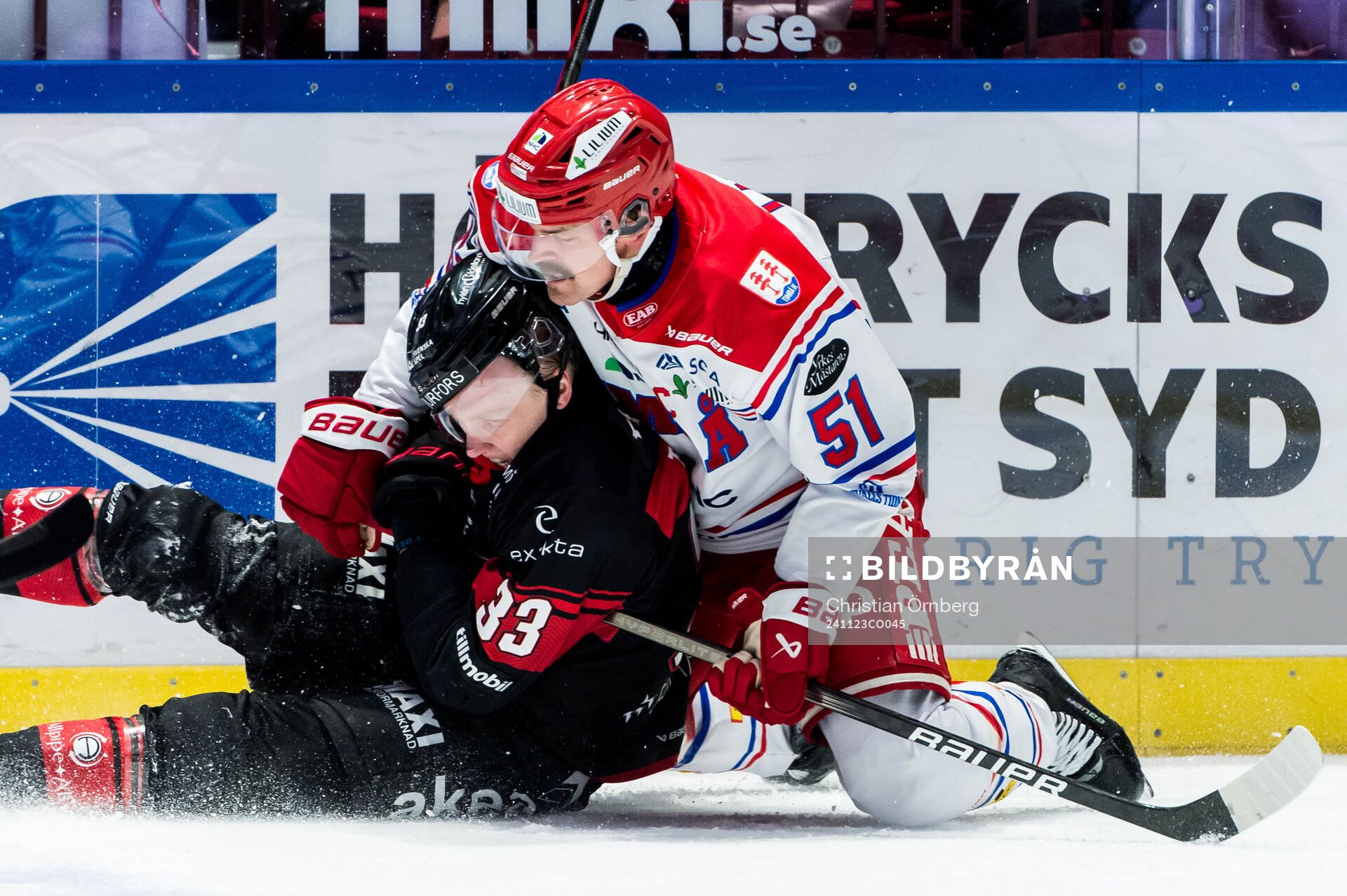 Malmö Redhawks Lassi Thomson och Timrås Anton Lander