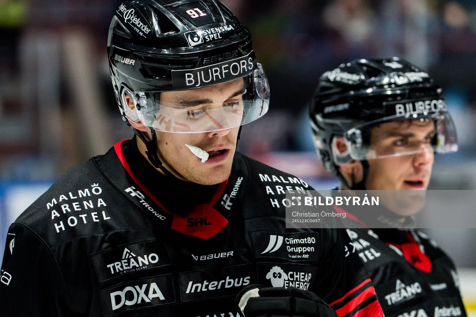Malmö Redhawks Axel Sundberg deppar