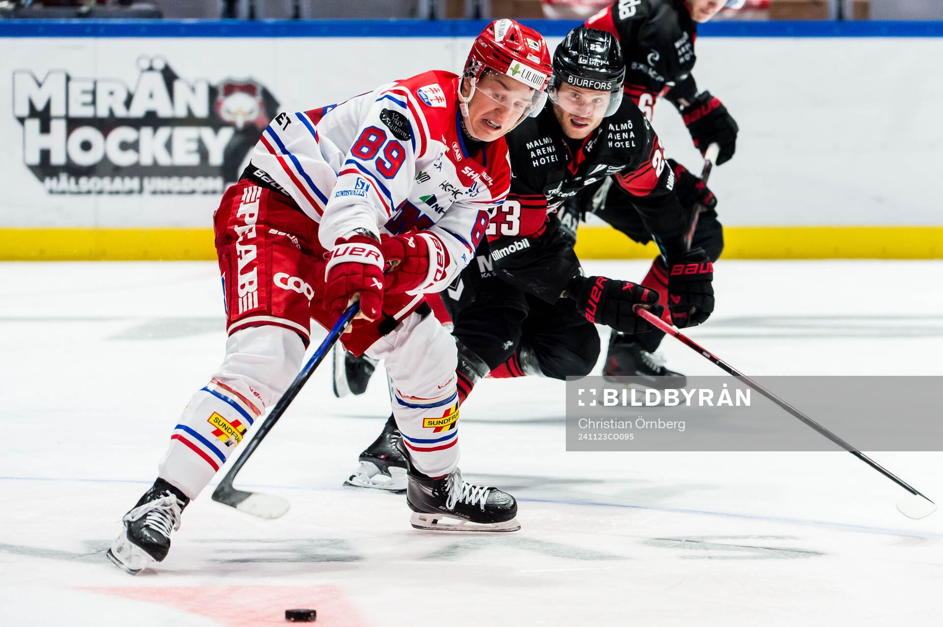 Timrås Oliver Kapanen och Malmö Redhawks Christoffer