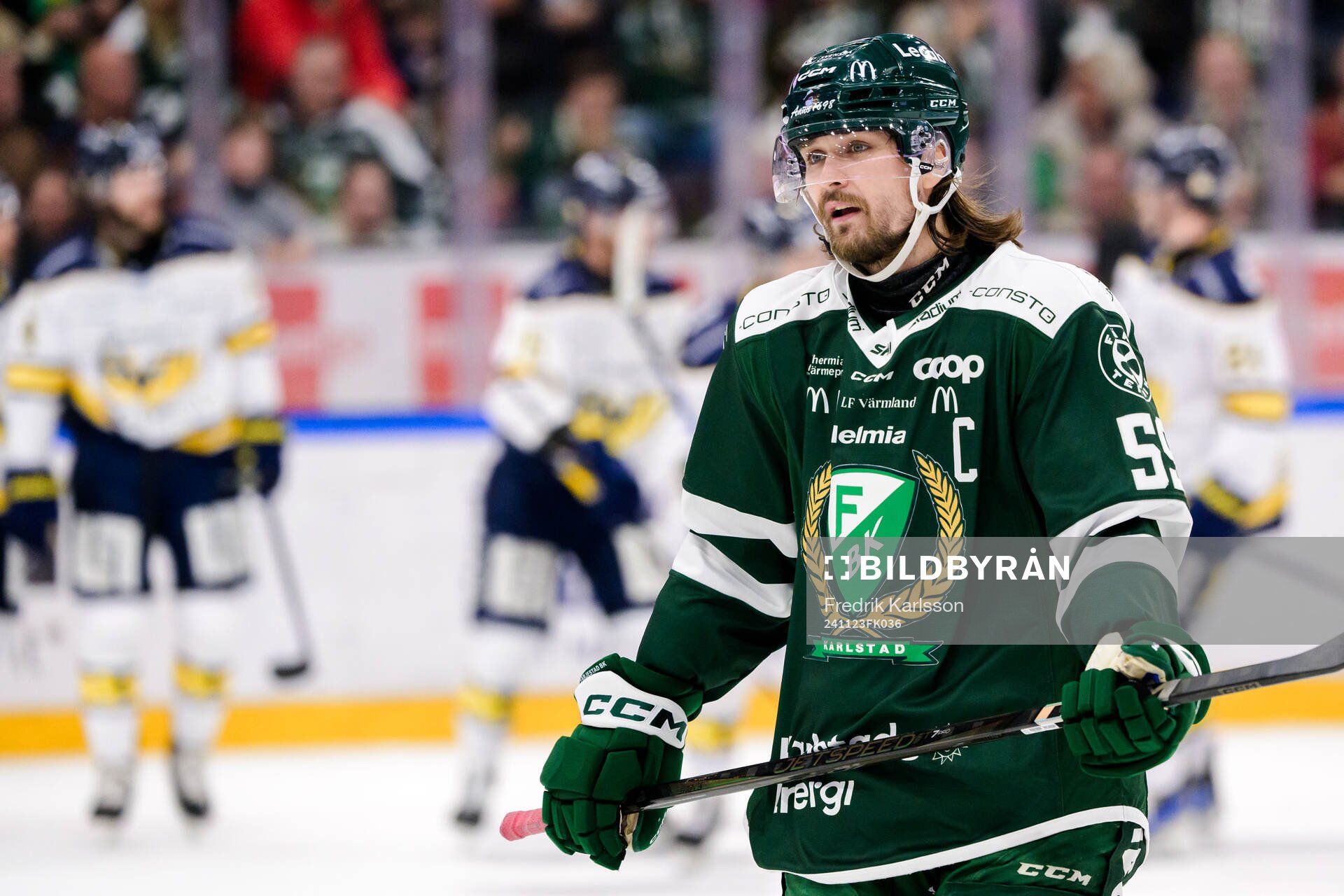 Färjestads Linus Johansson deppar