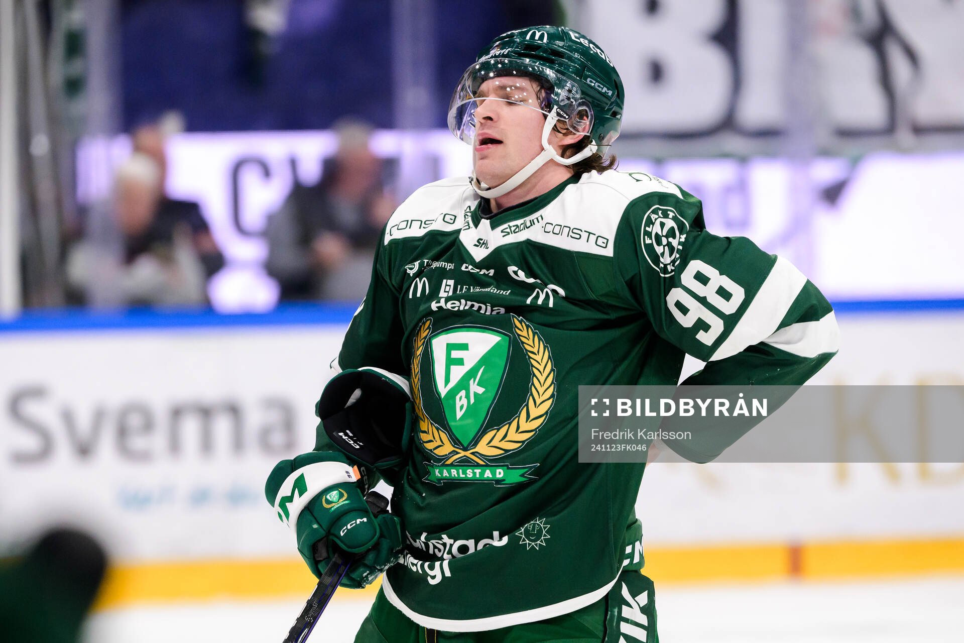 Färjestads Marian Studenic har ont