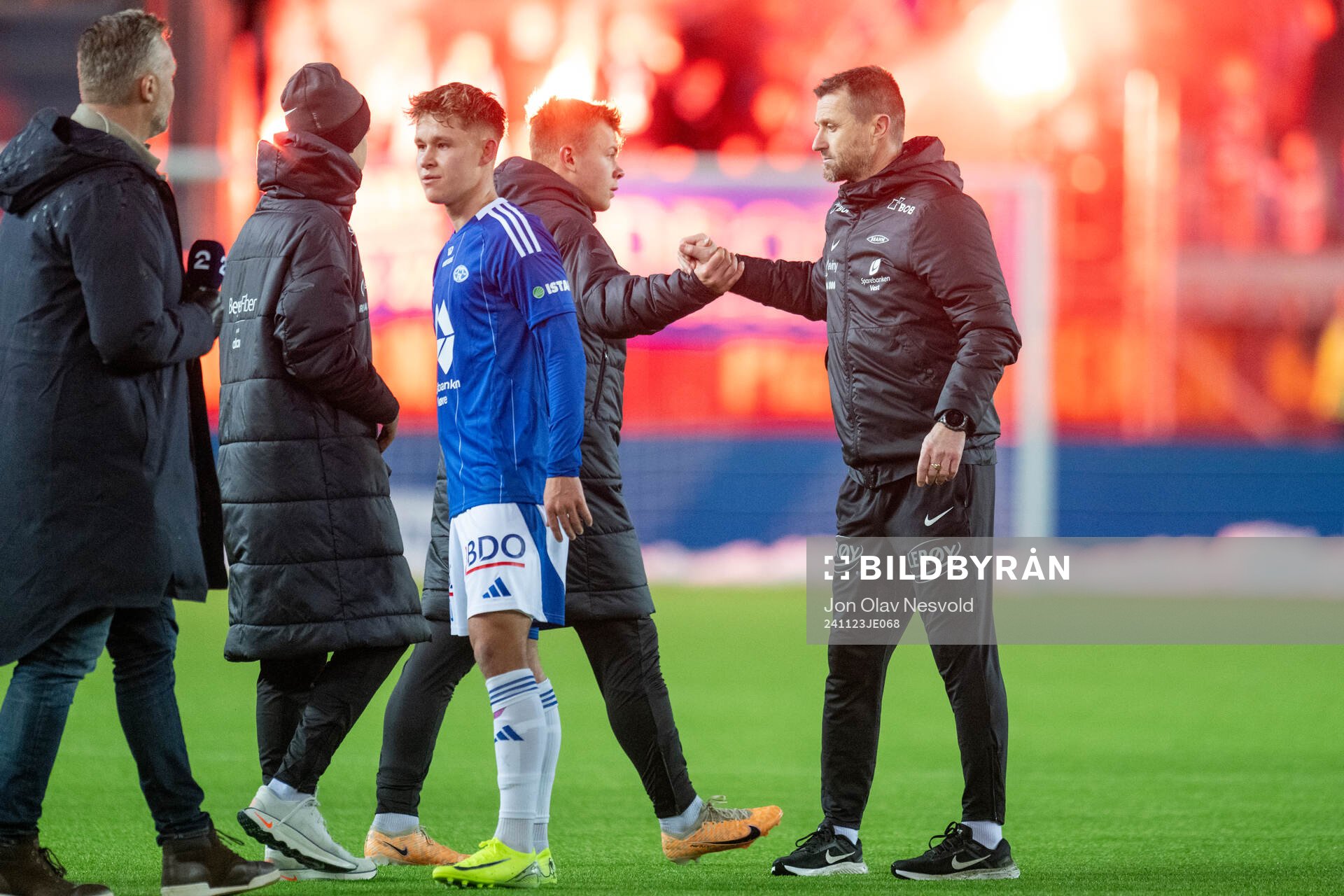 Head coach Eirik Horneland of Brann looks dejected