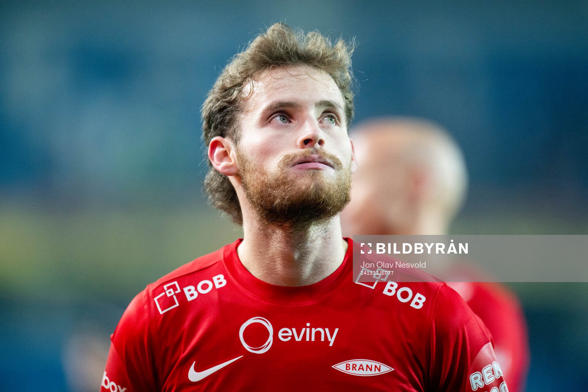 Ole Didrik Blomberg of Brann looks dejected