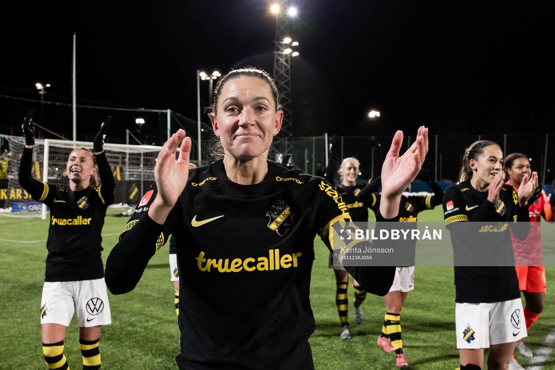 AIKs Jennie Nordin jublar