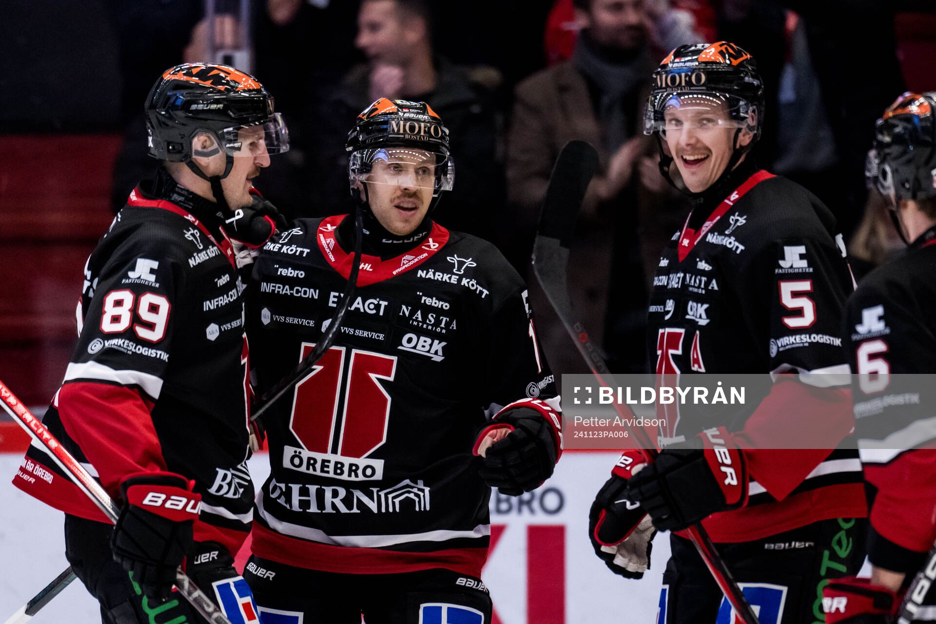 Örebros Patrik Karlkvist, Kalle Kossila och Gustav