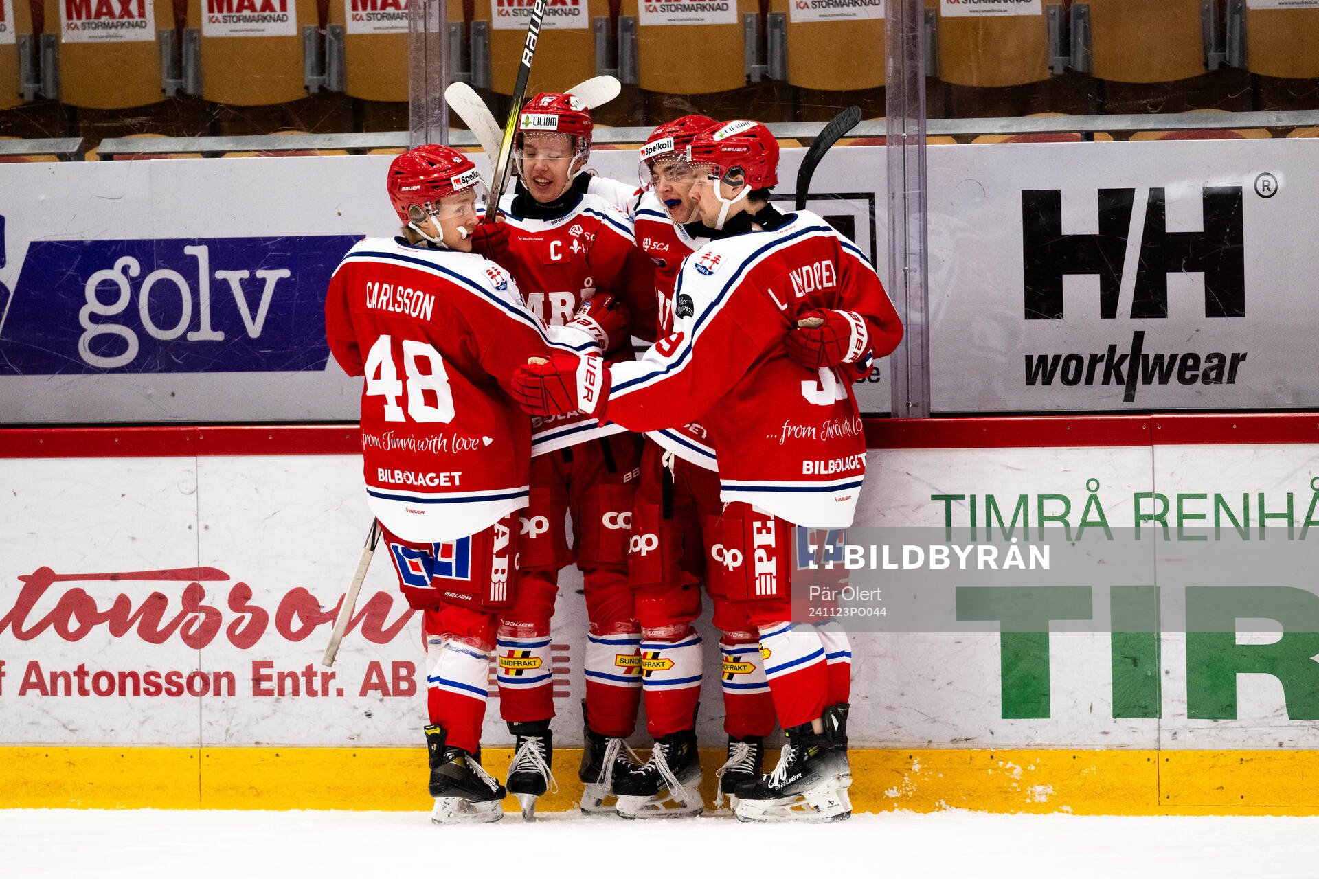 Timrås Alve Johansson jublar