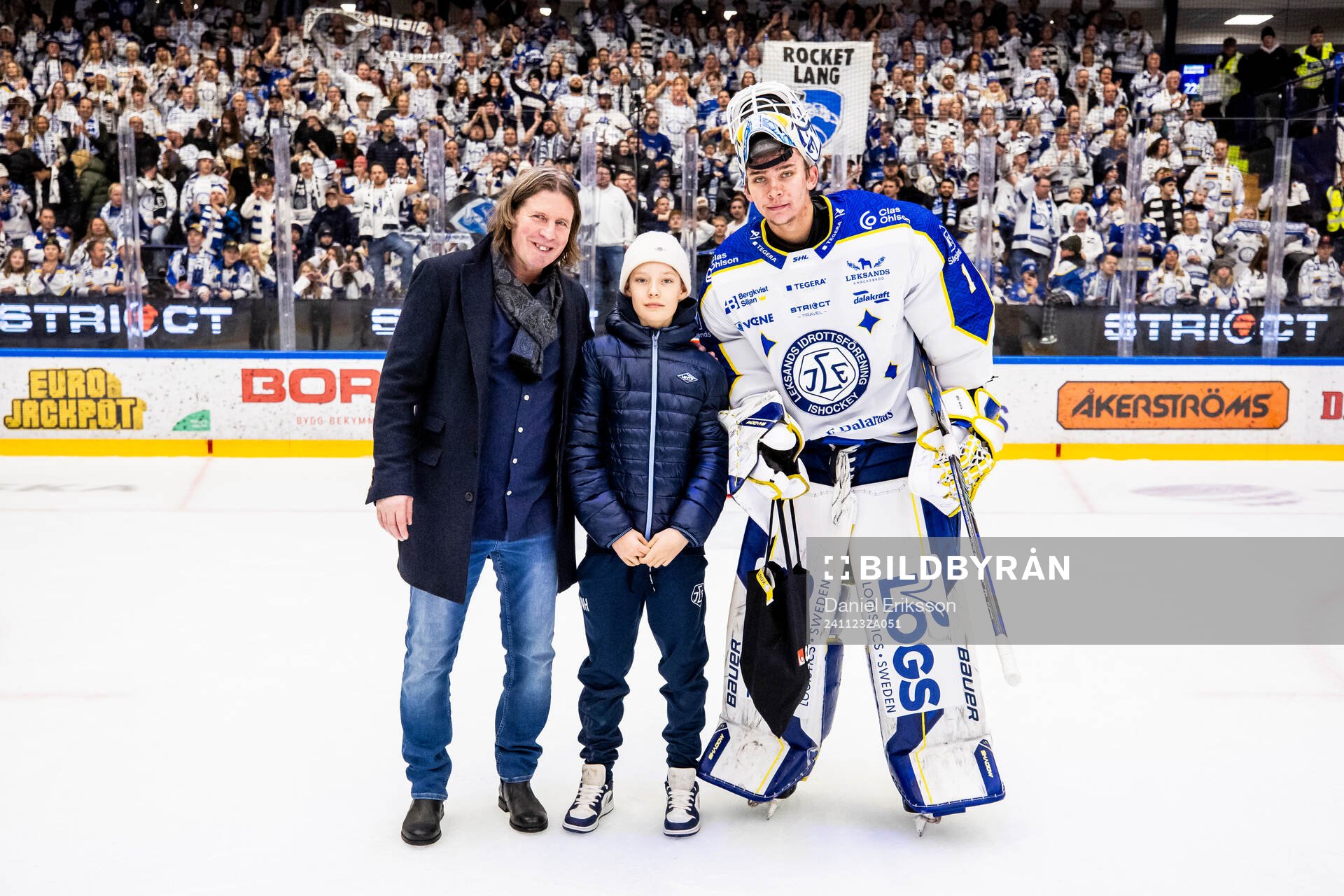 Leksands målvakt Marcus Gidlöf utsedd till matchens lirare