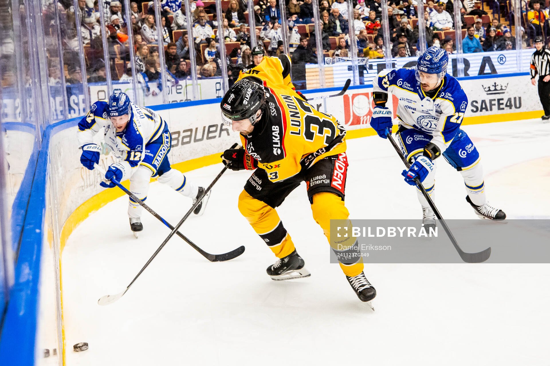 Leksands Kalle Östman och Luleås Albin Lundin och