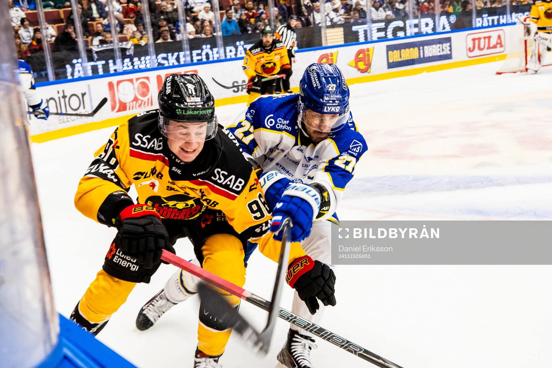 Luleås Pontus Andreasson och Leksands Marek Hrivik