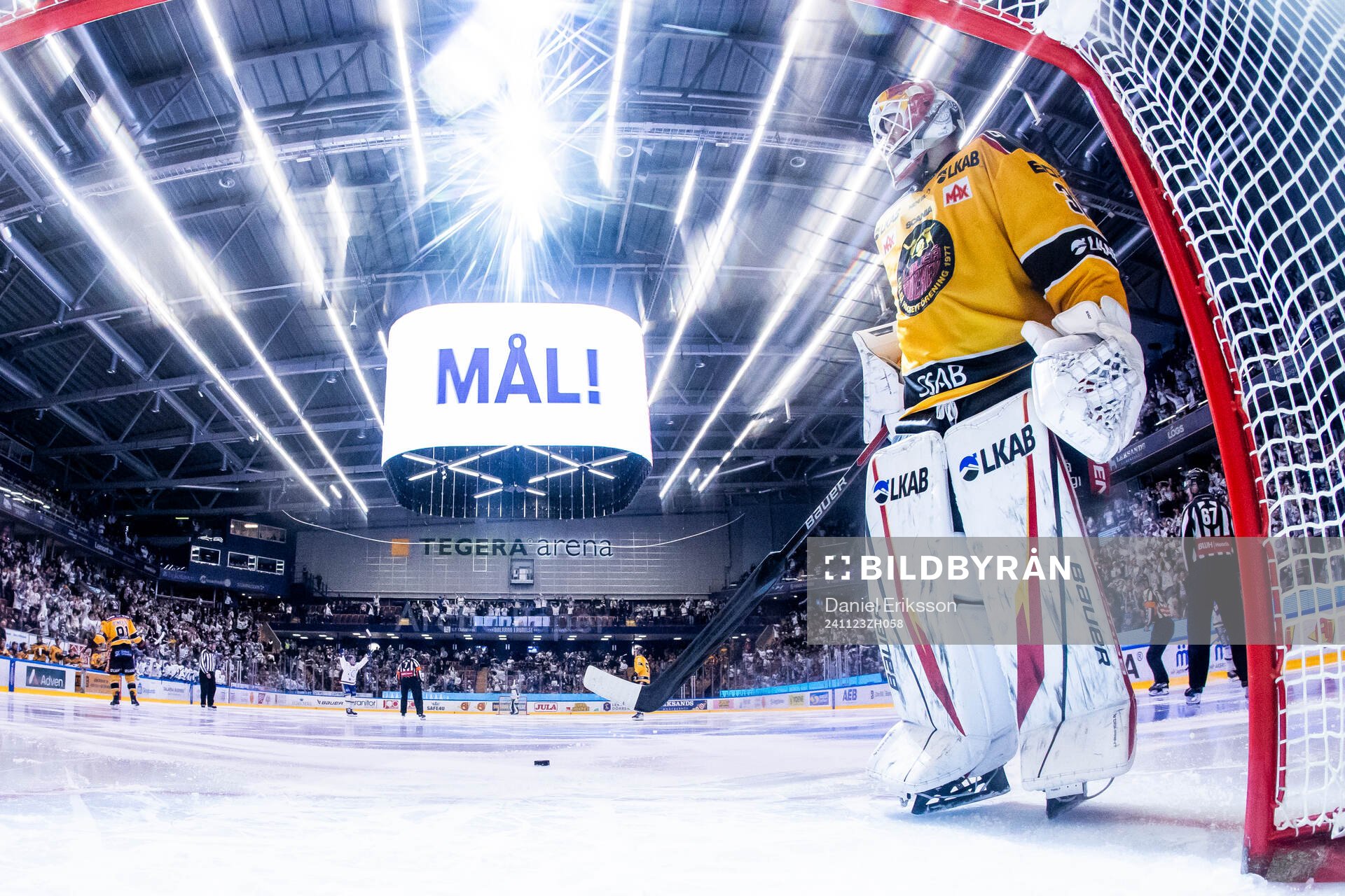 Luleås målvakt Matteus Ward deppar