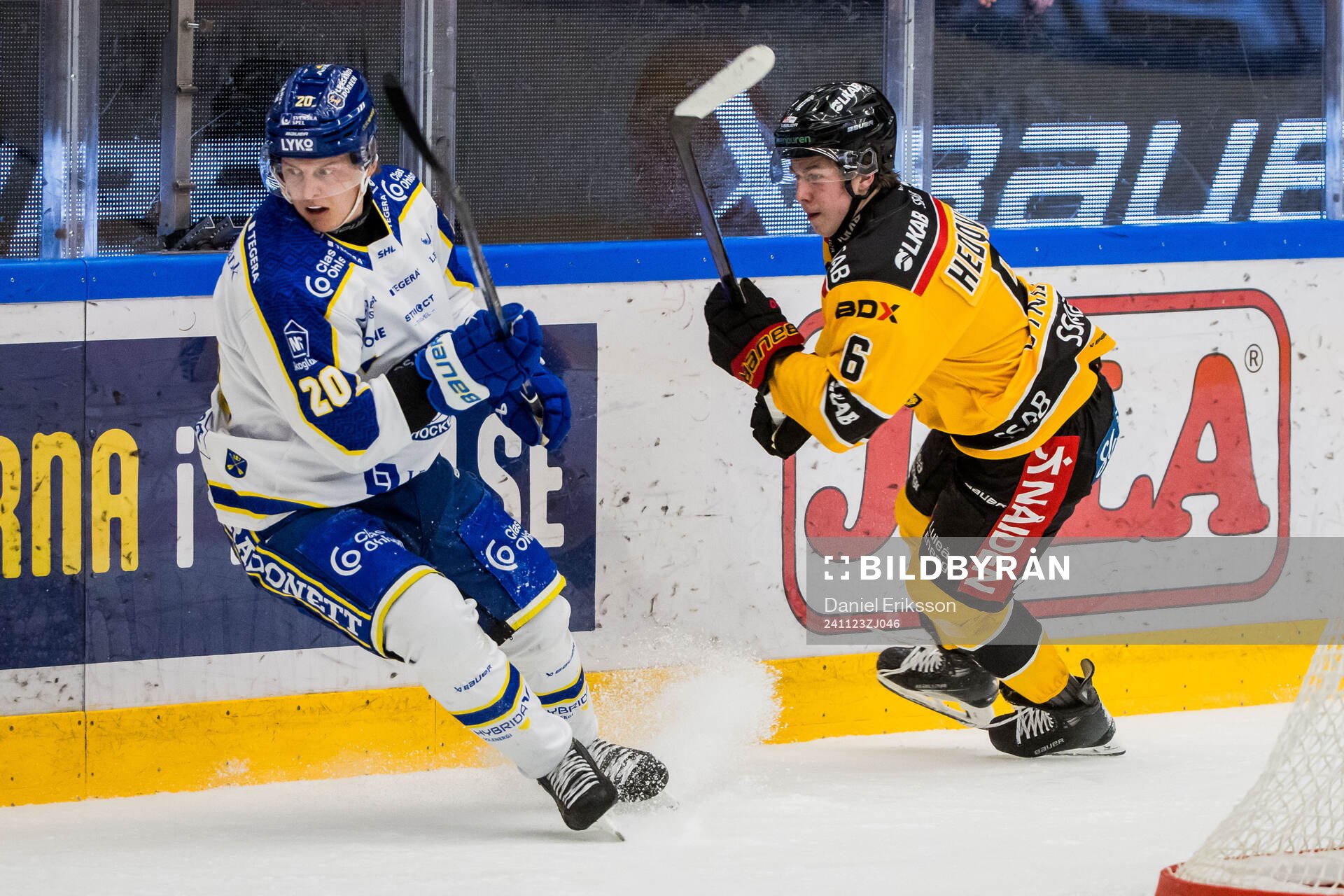 Leksands Marek Hrivik och Luleås Isac Hedqvist