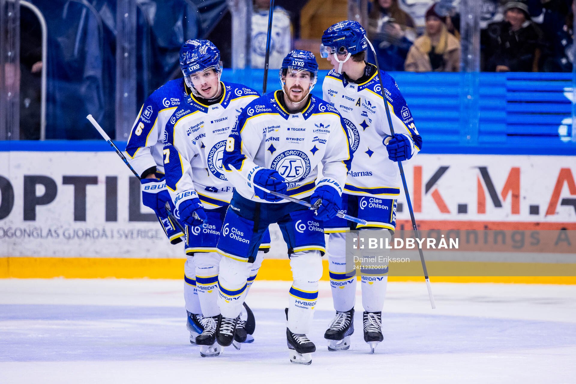 Leksands Matt Caito jubel