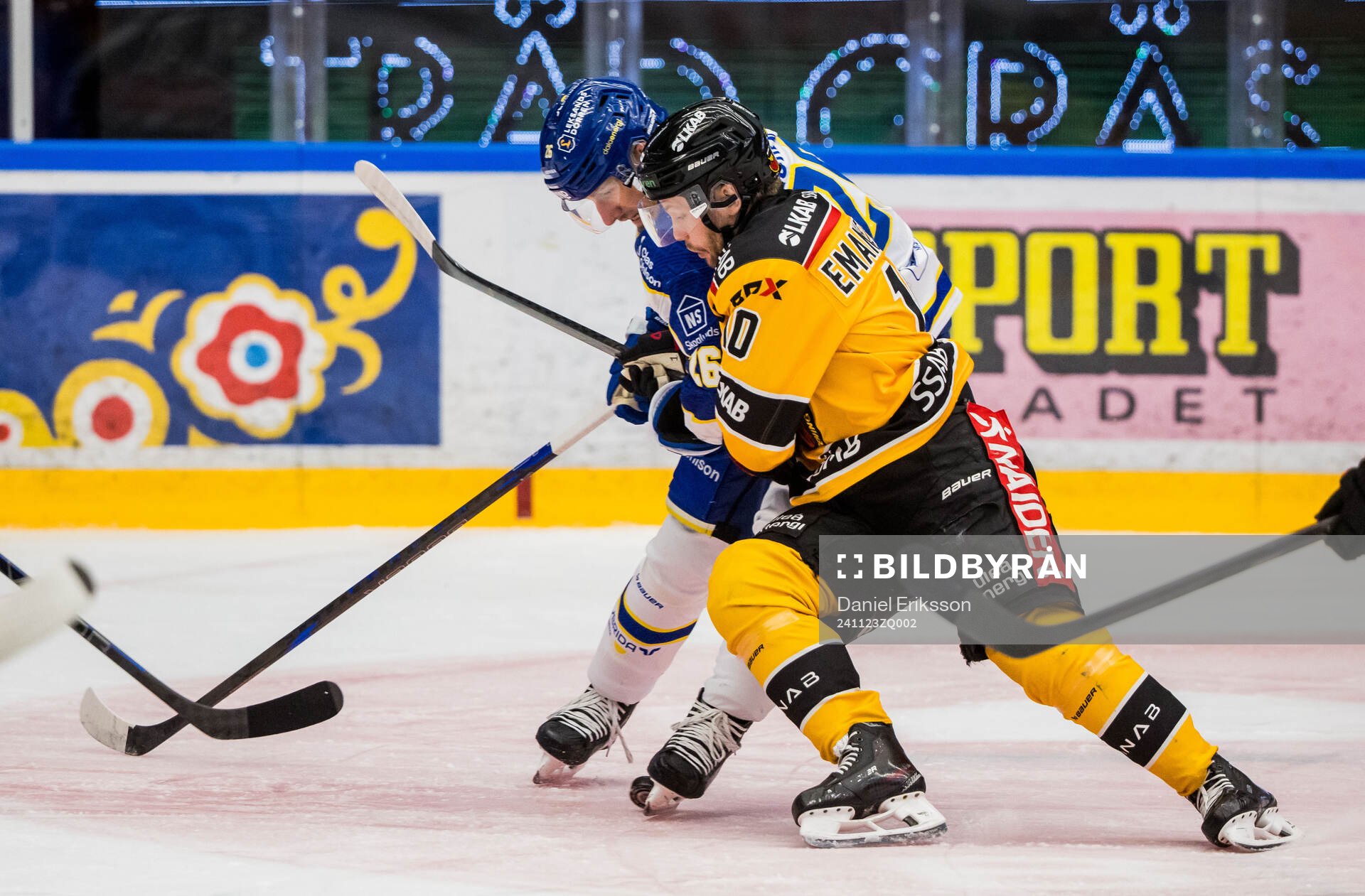 Leksands Patrik Norén och Luleås Einar Emanuelsson