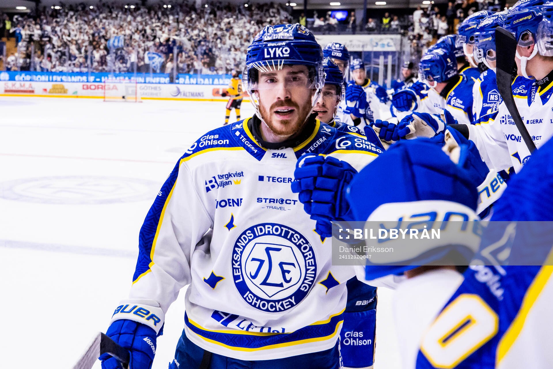 Leksands Matt Caito jubel