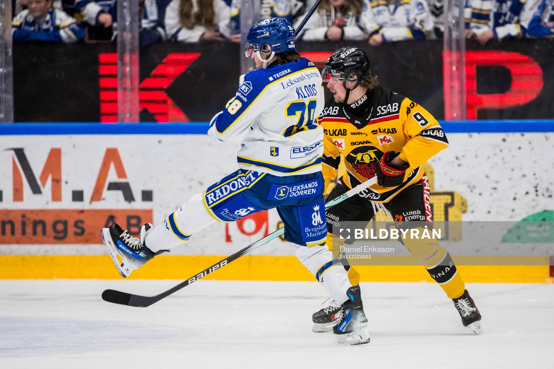 Leksands Justin Glenn Kloos och Luleås Ludvig Jansson