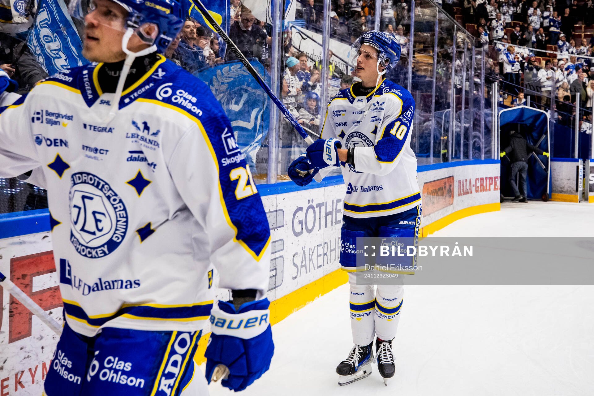 Leksands Anton Johansson jublar