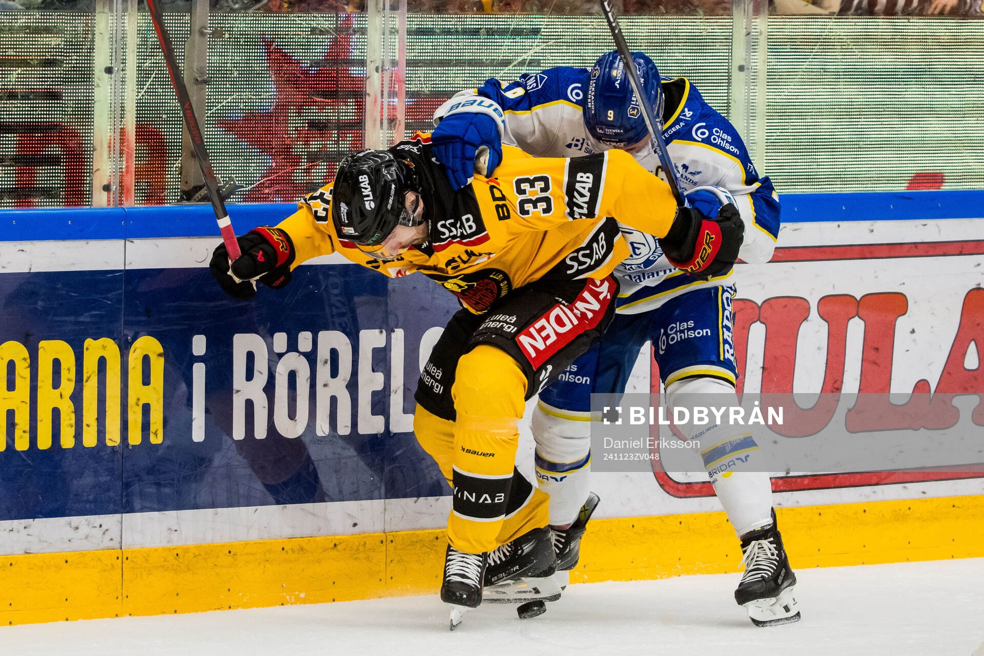 Luleås Albin Lundin och Leksands Patrik Zackrisson