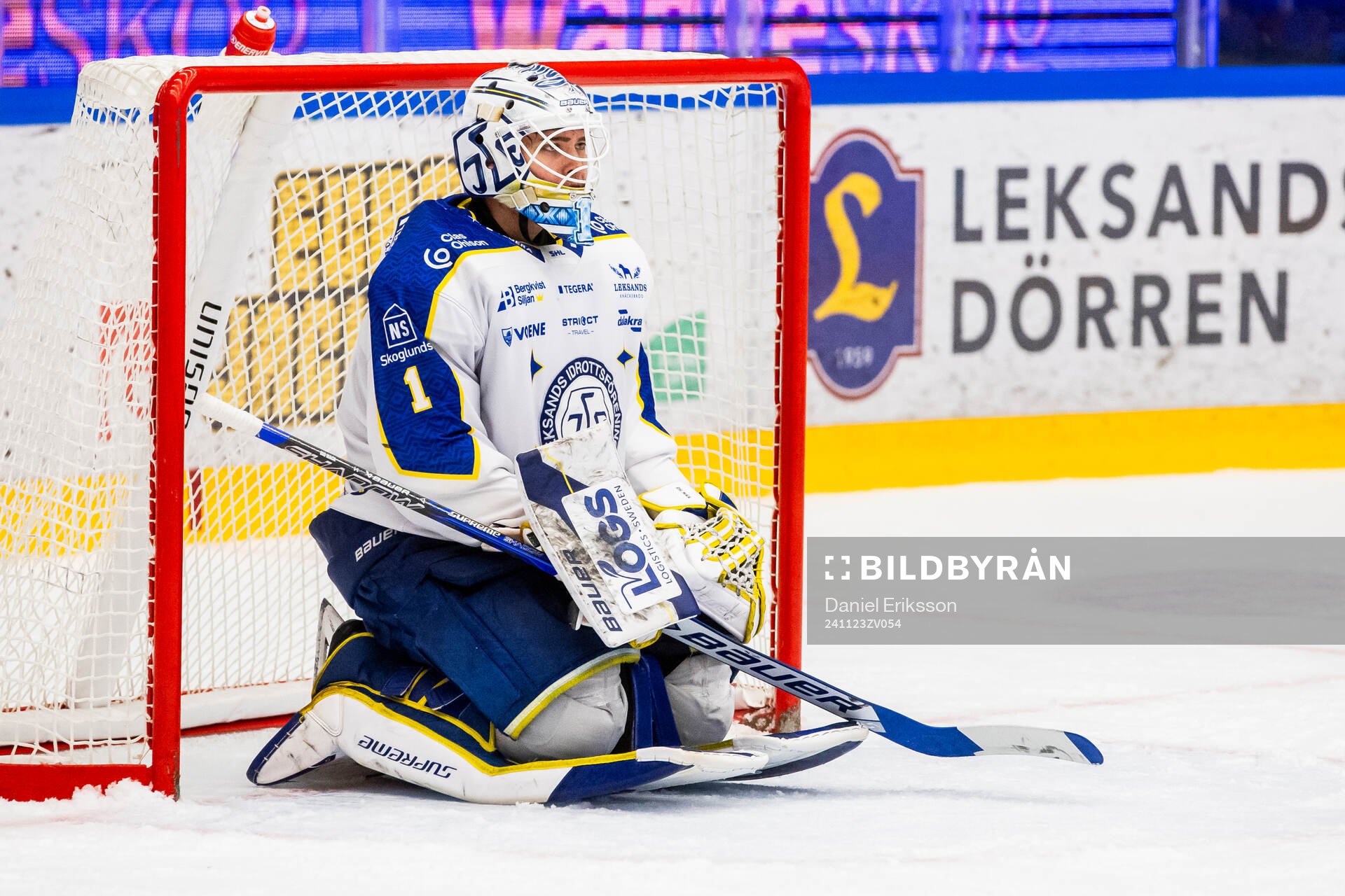 Leksands målvakt Marcus Gidlöf