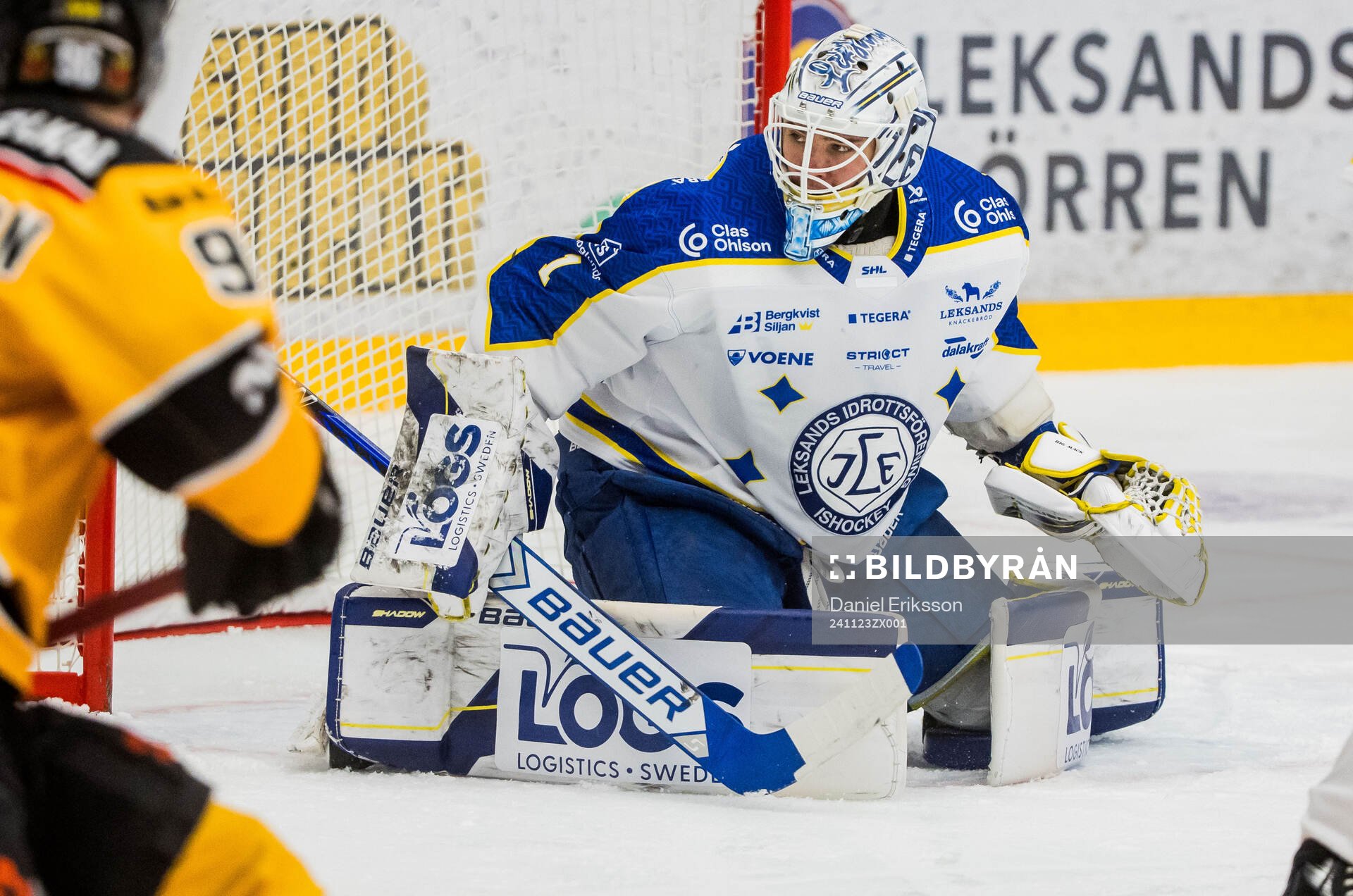 Leksands målvakt Marcus Gidlöf