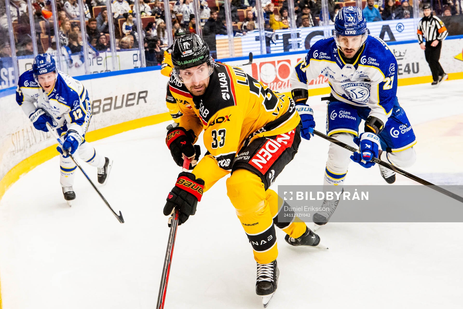 Leksands Kalle Östman och Luleås Albin Lundin och