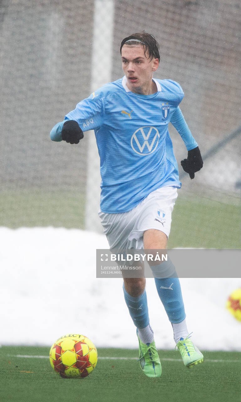 i matchen för U19 mellan IFK Hässleholm och Malmö FF i